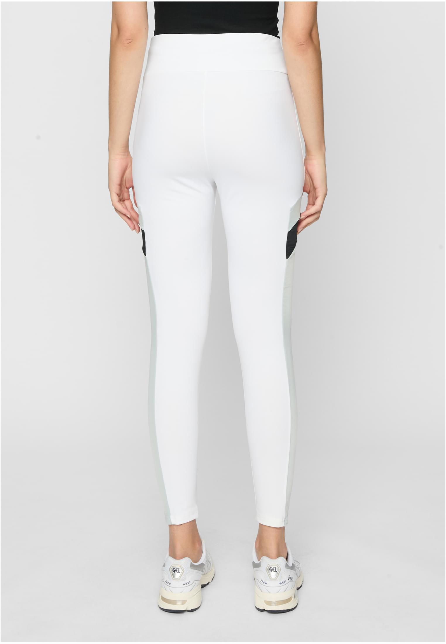 Ladies Starter Highwaist Sports Leggings white/black M - variant image 1