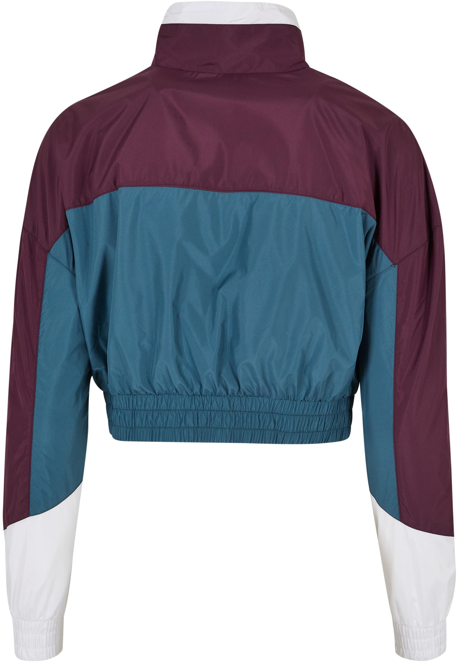 Ladies Starter Colorblock Pull Over Jacket darkviolet/teal L - variant image 1
