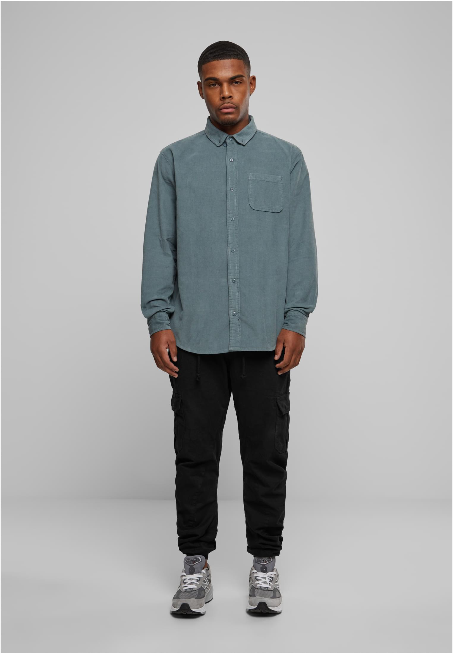 Corduroy Shirt dustyblue 3XL - variant image 4