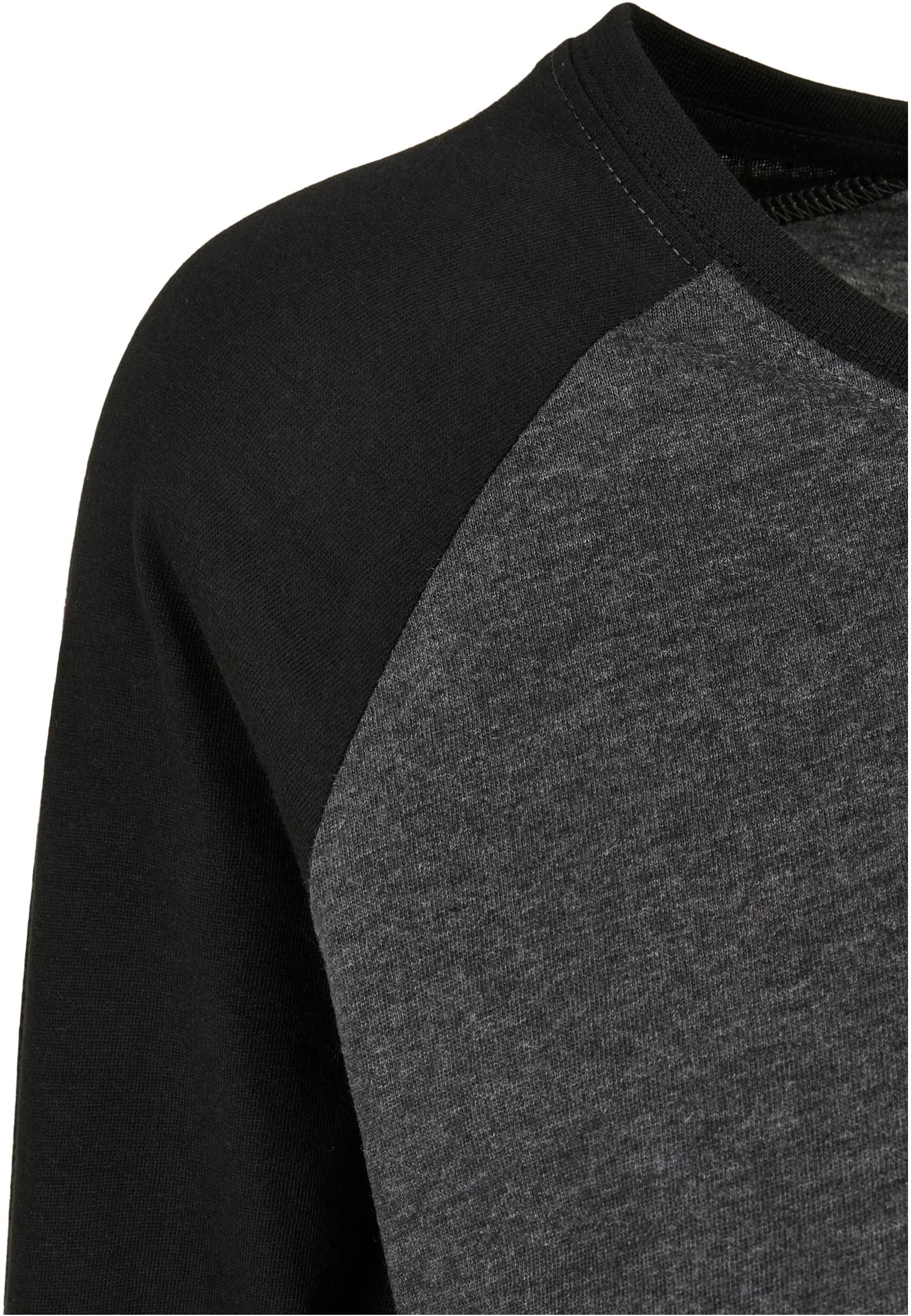 Ladies Contrast Raglan Longsleeve charcoal/black 3XL - variant image 8