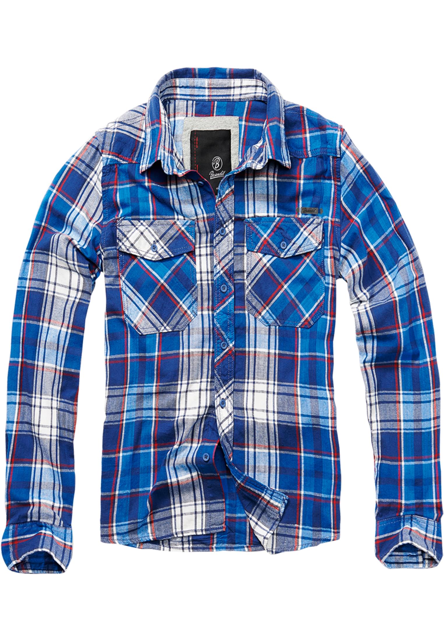 Camisa de verificación azul 3XL
 - variant image 5