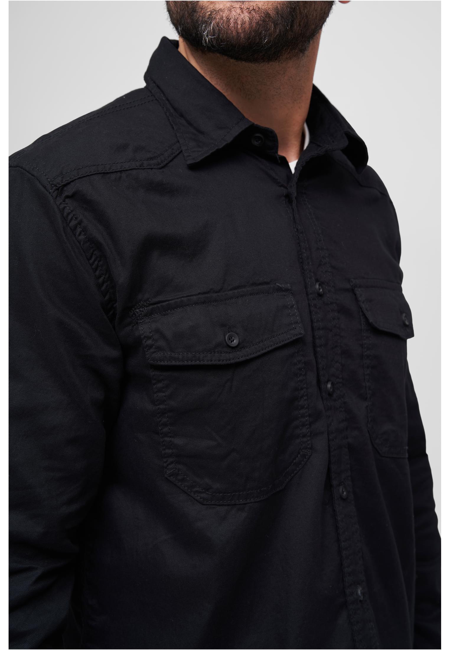 Flanellshirt black 3XL - variant image 6
