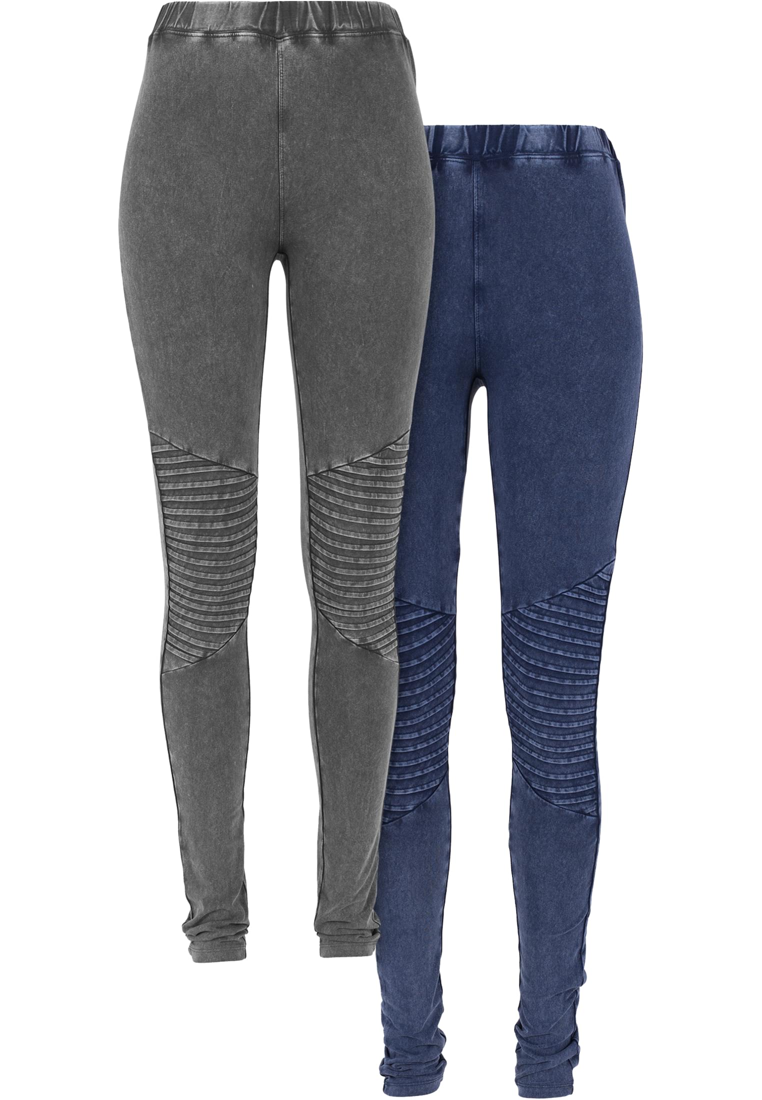 Pre-Pack Ladies Denim Jersey Leggings 2-Pack darkgrey + indigo 3XL - alternate variant 1