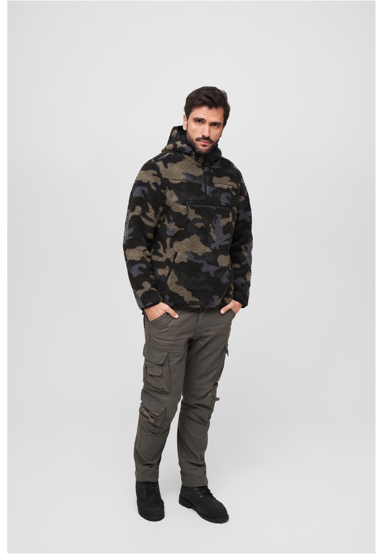 Teddyfleece Worker Pullover camuflaje oscuro 3XL
 - variant image 4