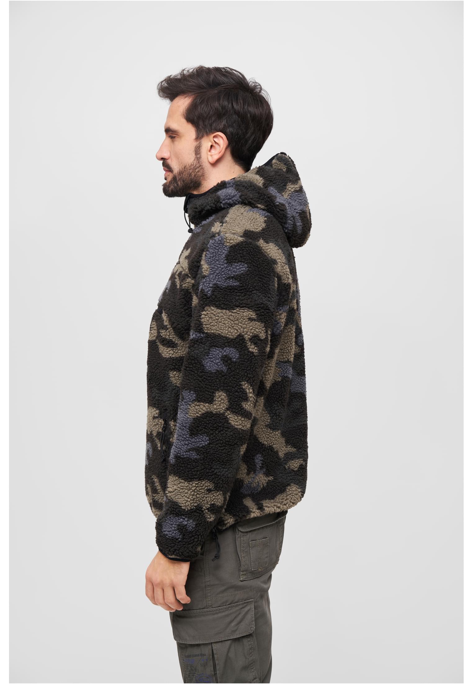Teddyfleece Worker Pullover camuflaje oscuro 3XL
 - variant image 1
