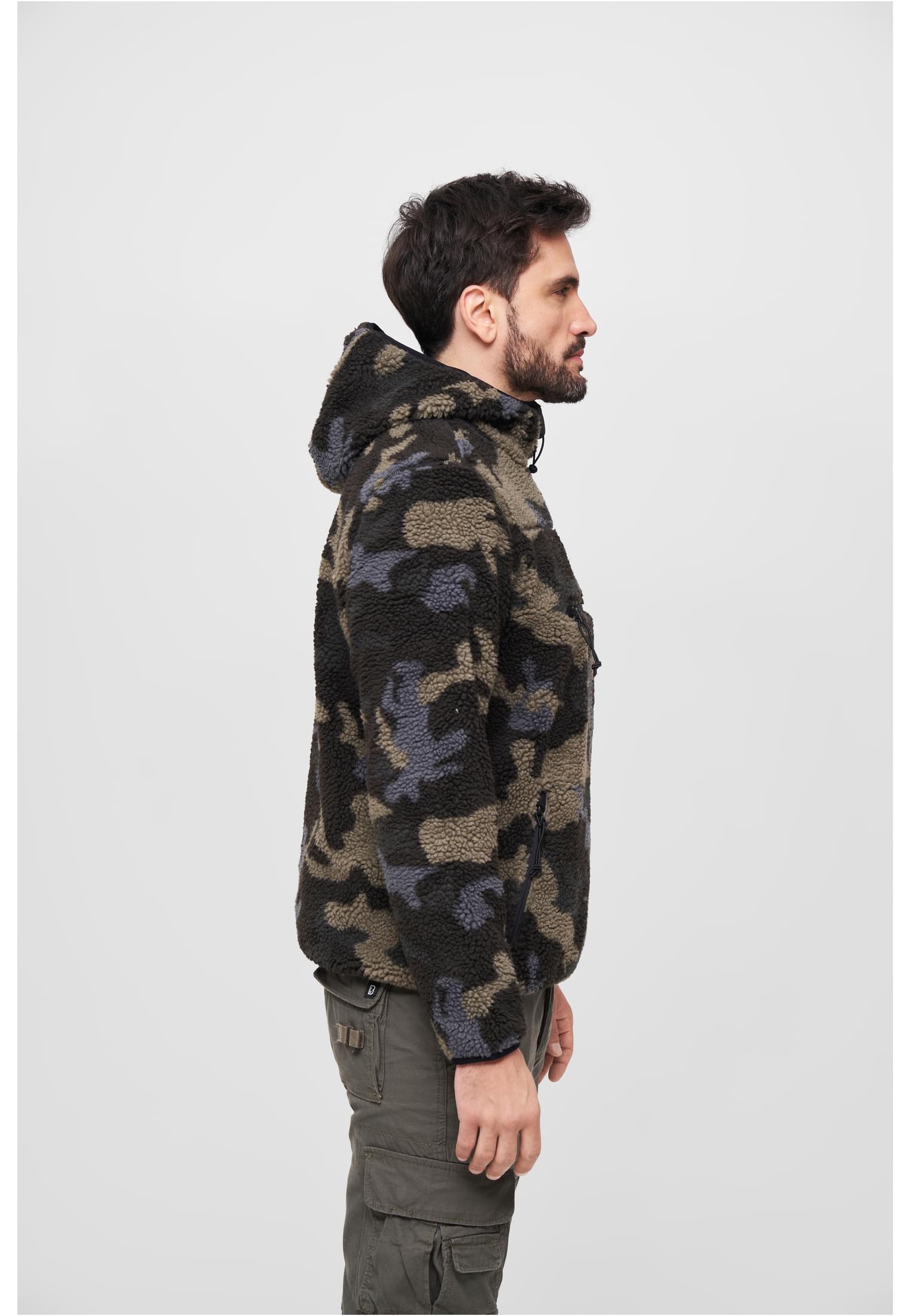 Teddyfleece Worker Pullover camuflaje oscuro 3XL
 - variant image 3