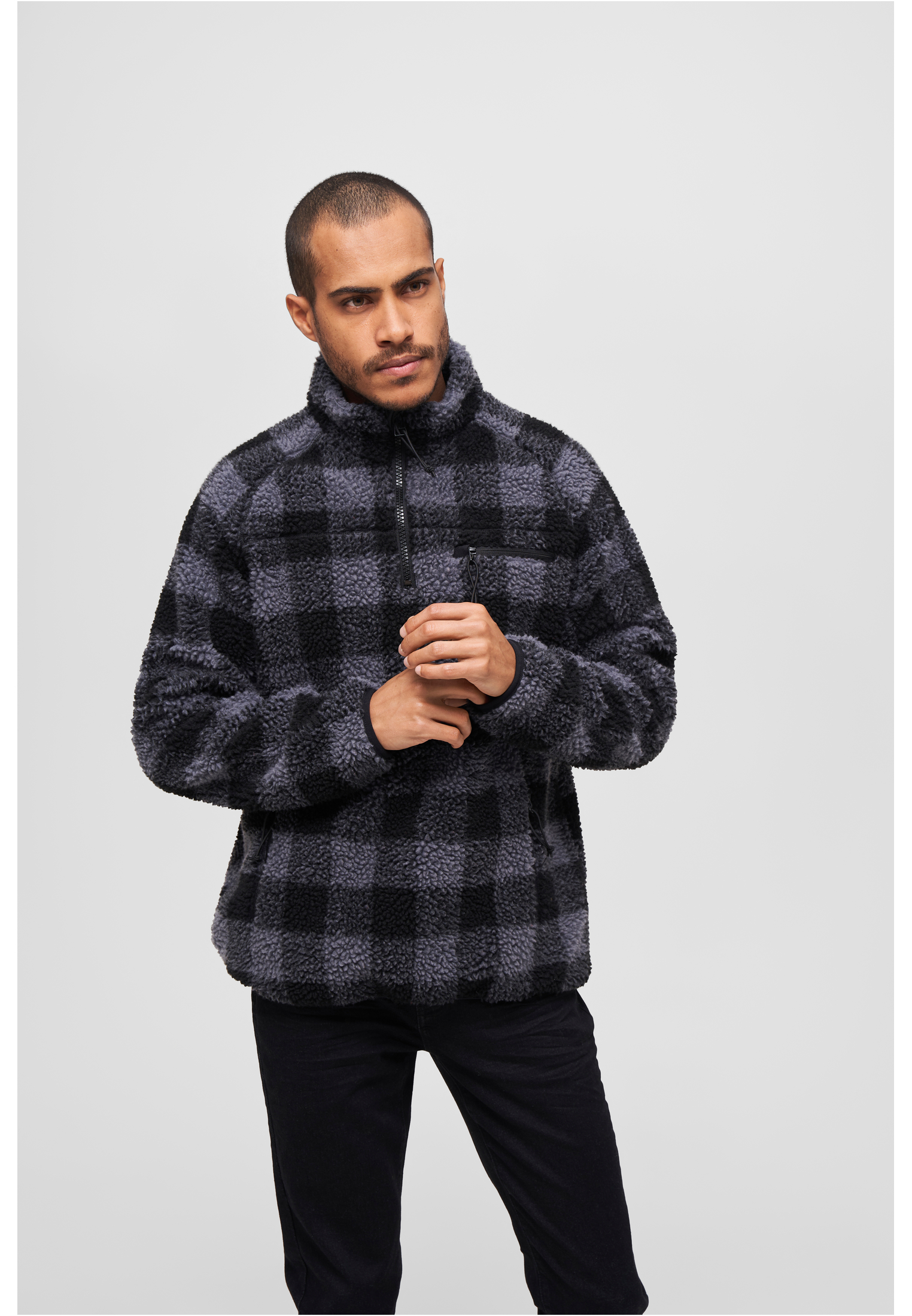Teddyfleece Troyer negro/gris 3XL
 - alternate variant 9