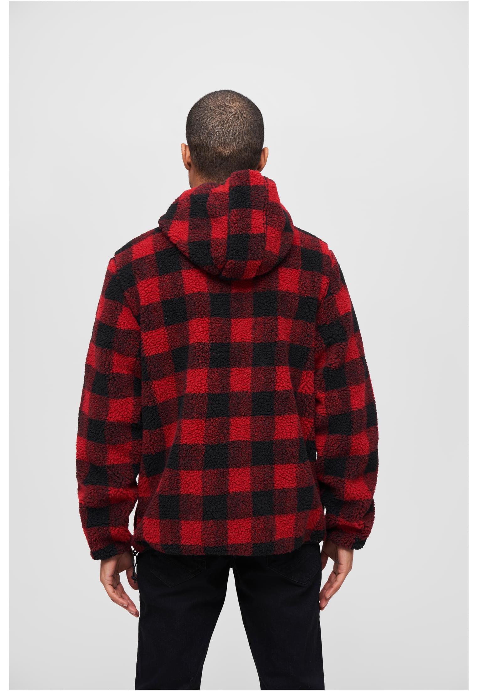 Teddyfleece Worker Pullover rojo/negro 4XL
 - variant image 2