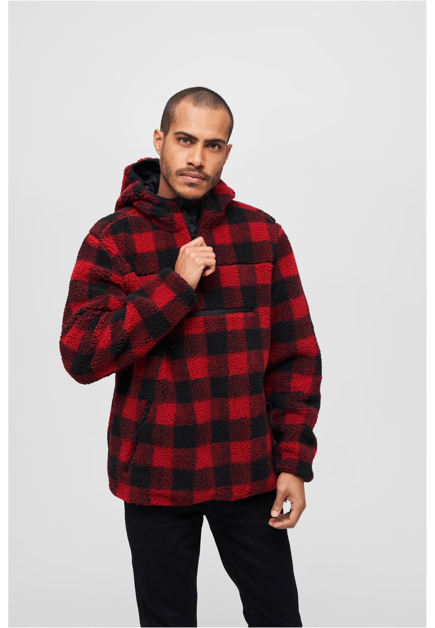 Teddyfleece Worker Pullover rojo/negro 4XL
 - alternate variant 6