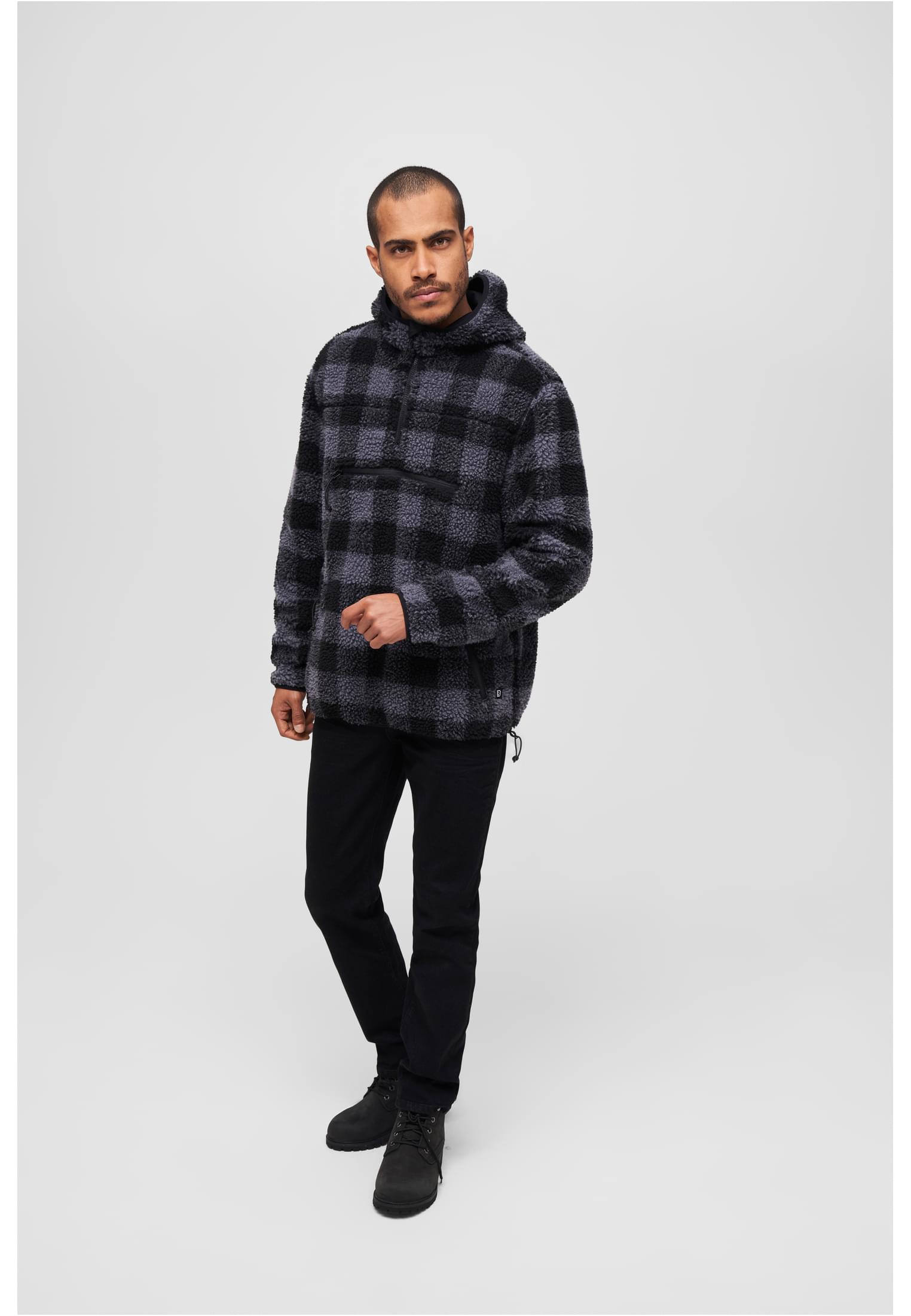 Teddyfleece Worker Pullover negro/gris 3XL
 - variant image 4