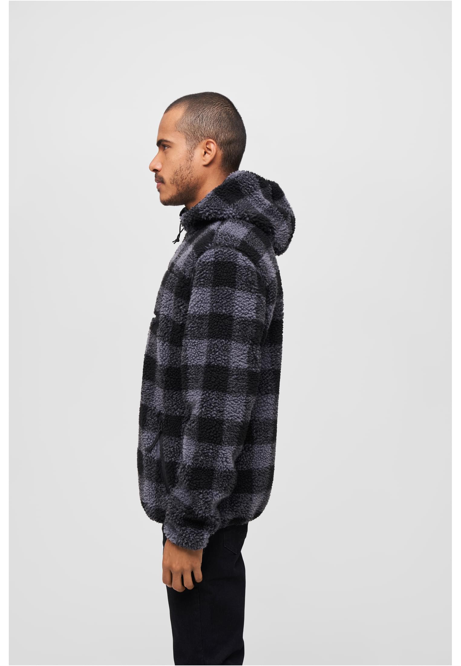 Teddyfleece Worker Pullover negro/gris 3XL
 - variant image 1