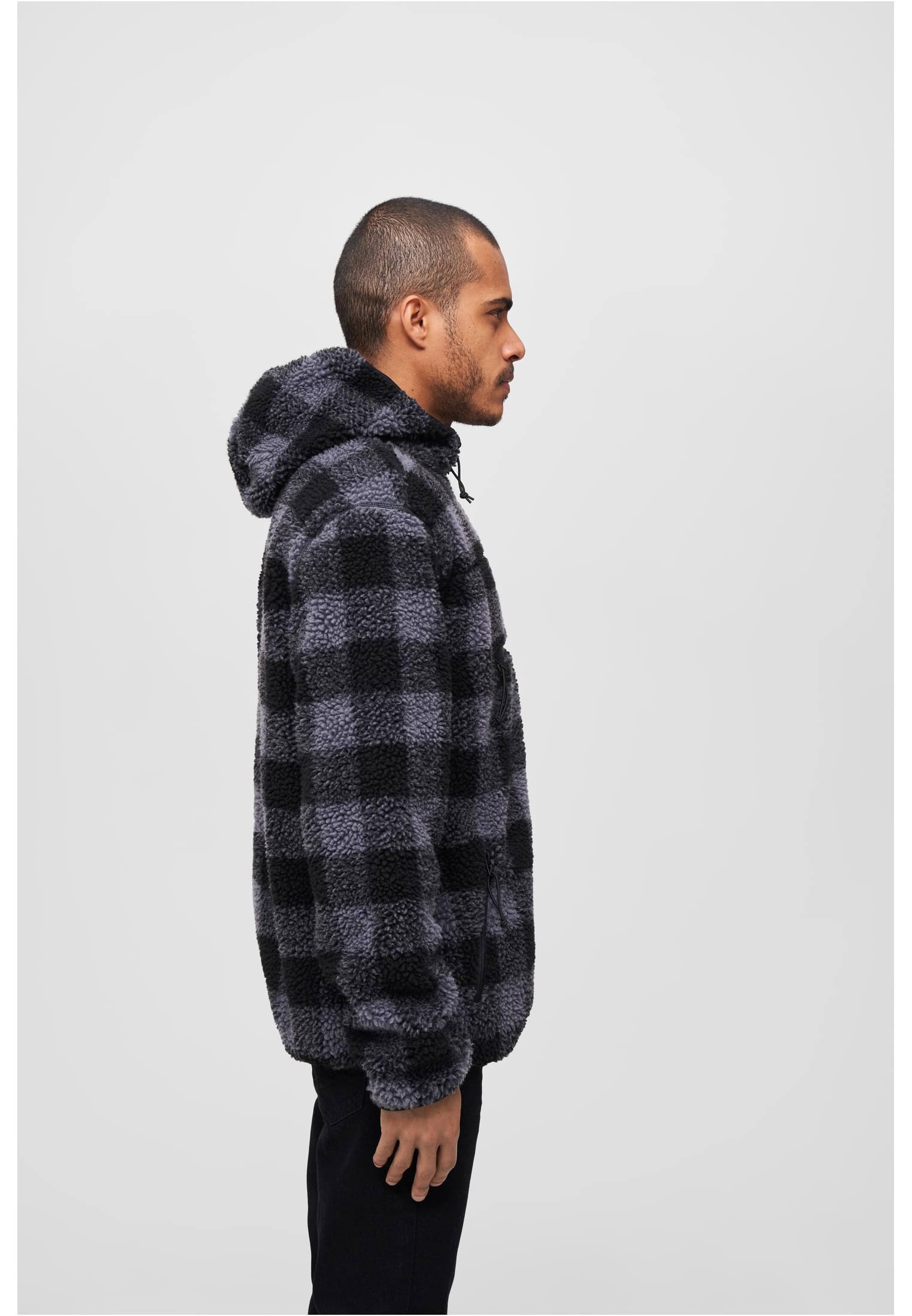 Teddyfleece Worker Pullover negro/gris 3XL
 - variant image 3