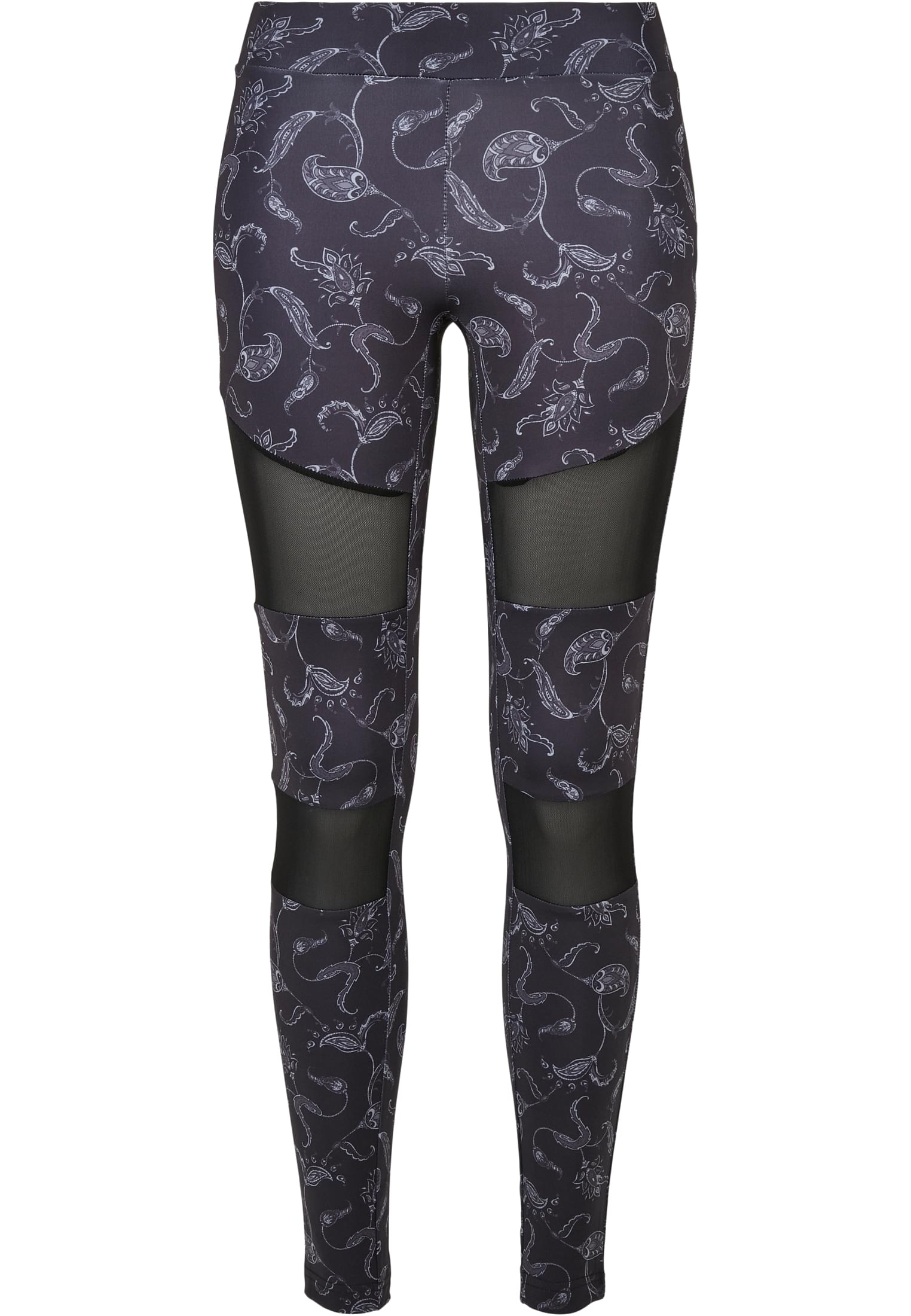 Frauen Tech Mesh AOP Leggings schwarz Paisley 3XL
 - variant image 5