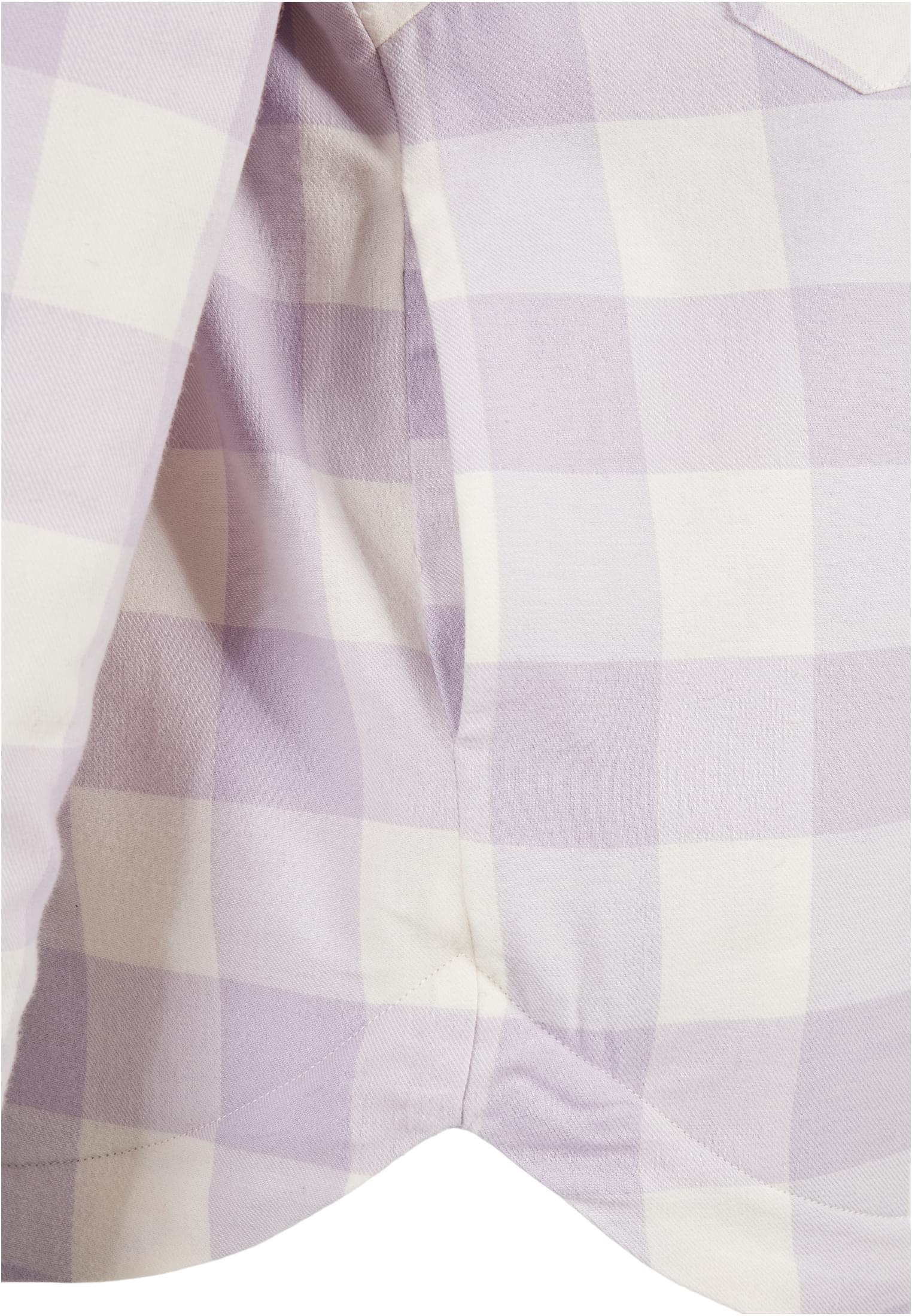 Ladies Flanell Padded Overshirt whitesand/softlilac 3XL - variant image 5