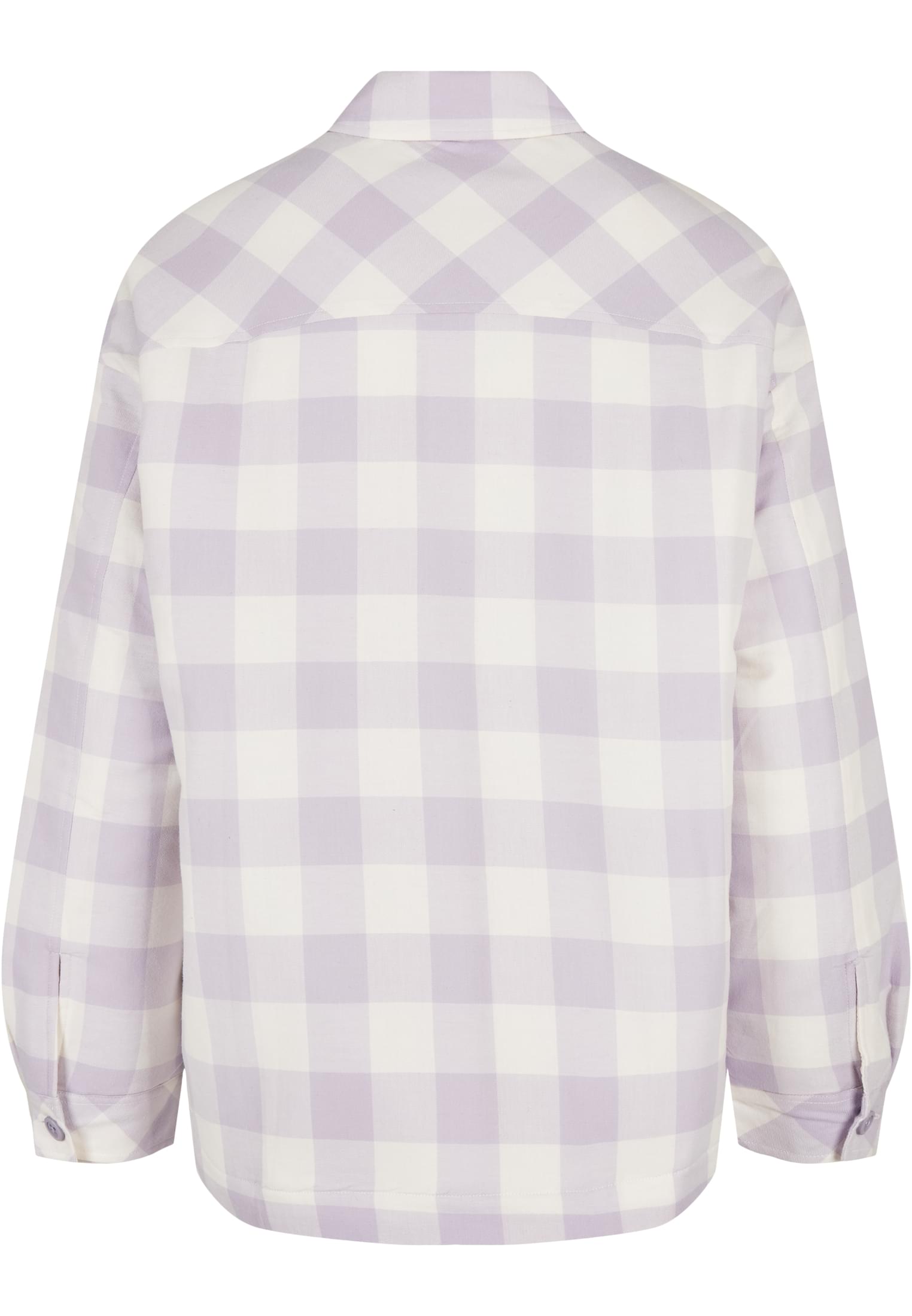 Ladies Flanell Padded Overshirt whitesand/softlilac 3XL - variant image 1