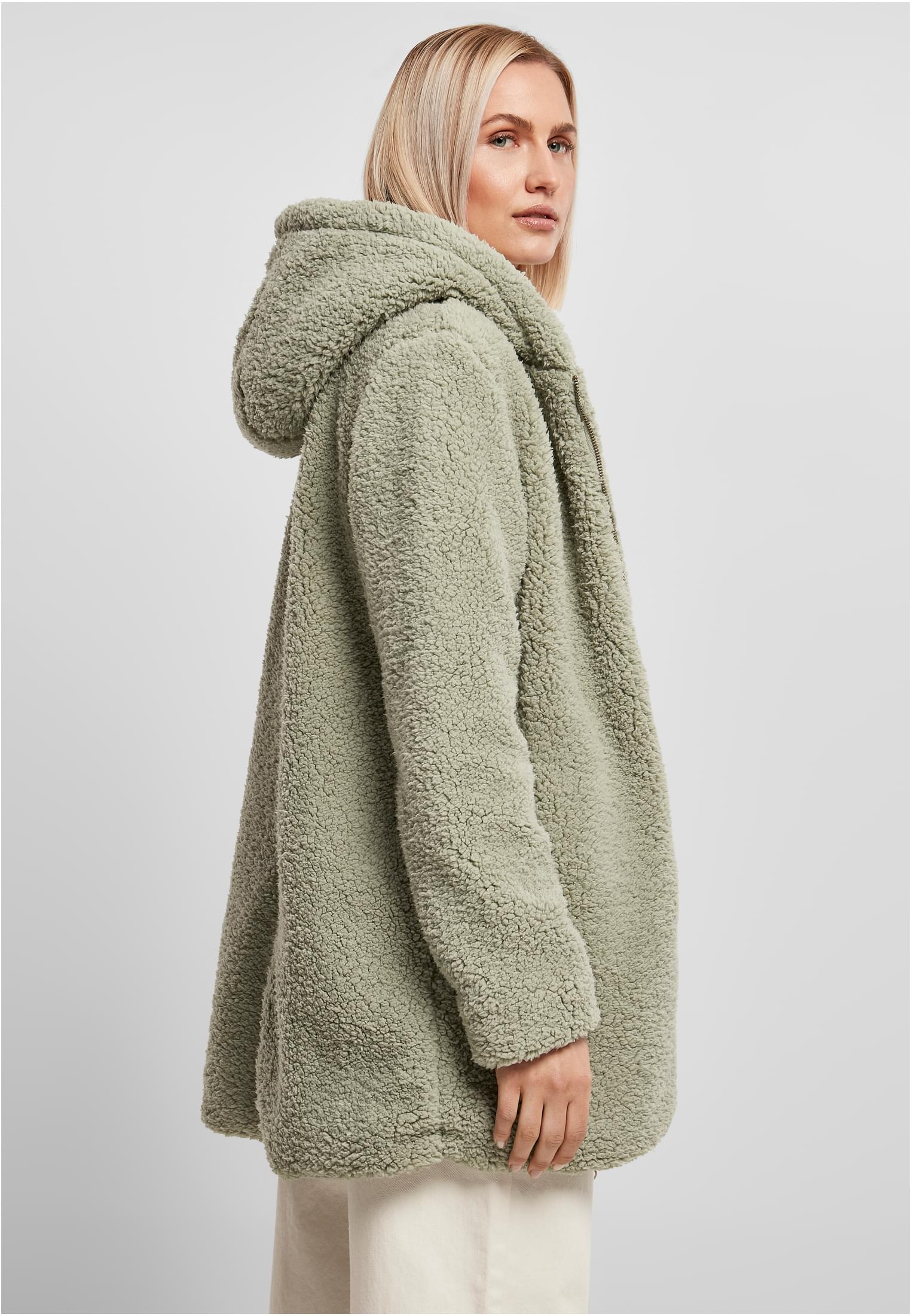 Ladies Sherpa Jacket softsalvia 3XL - variant image 3