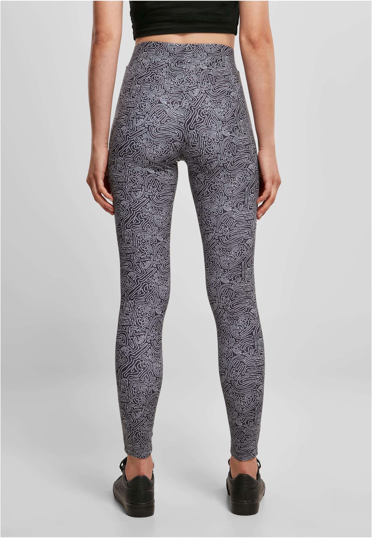 Ladies Tech Mesh AOP Leggings blackzen 3XL - variant image 2
