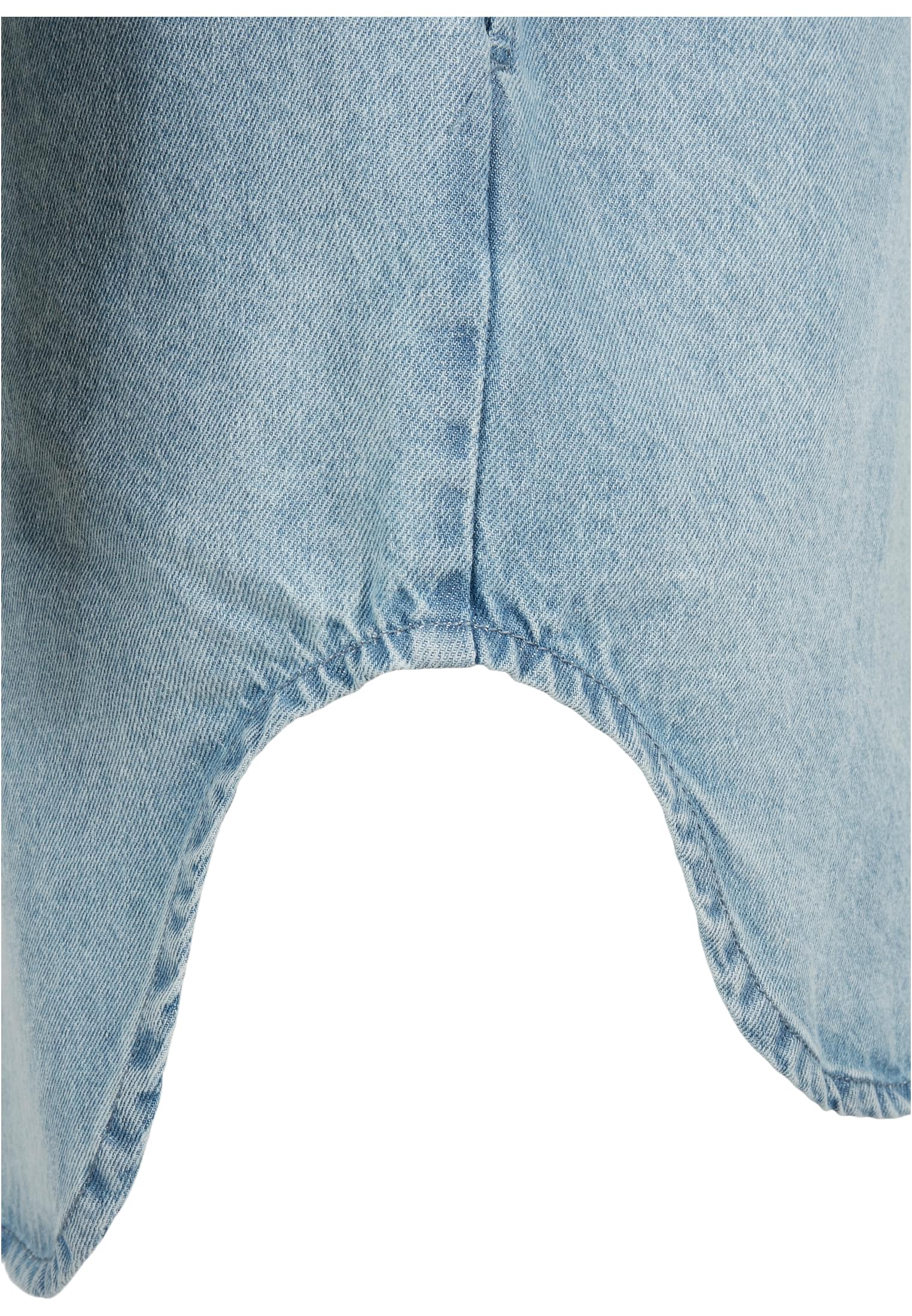 Ladies Oversized Denim Shirt Dress tintedlightbluewashed 3XL - variant image 11