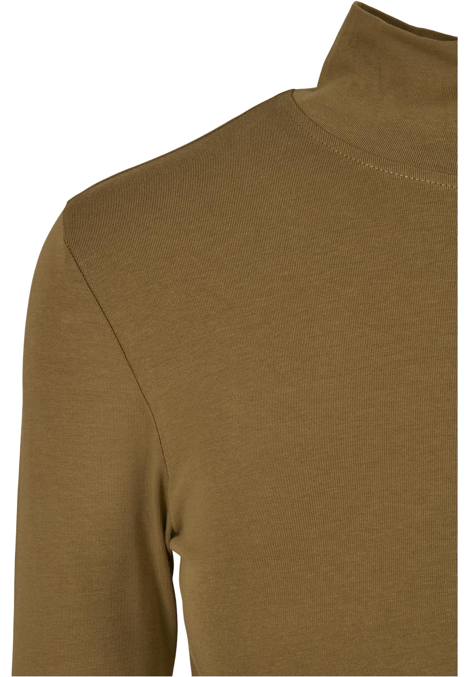 Ladies Organic Cropped Turtelneck Longsleeve tiniolive 3XL - variant image 3
