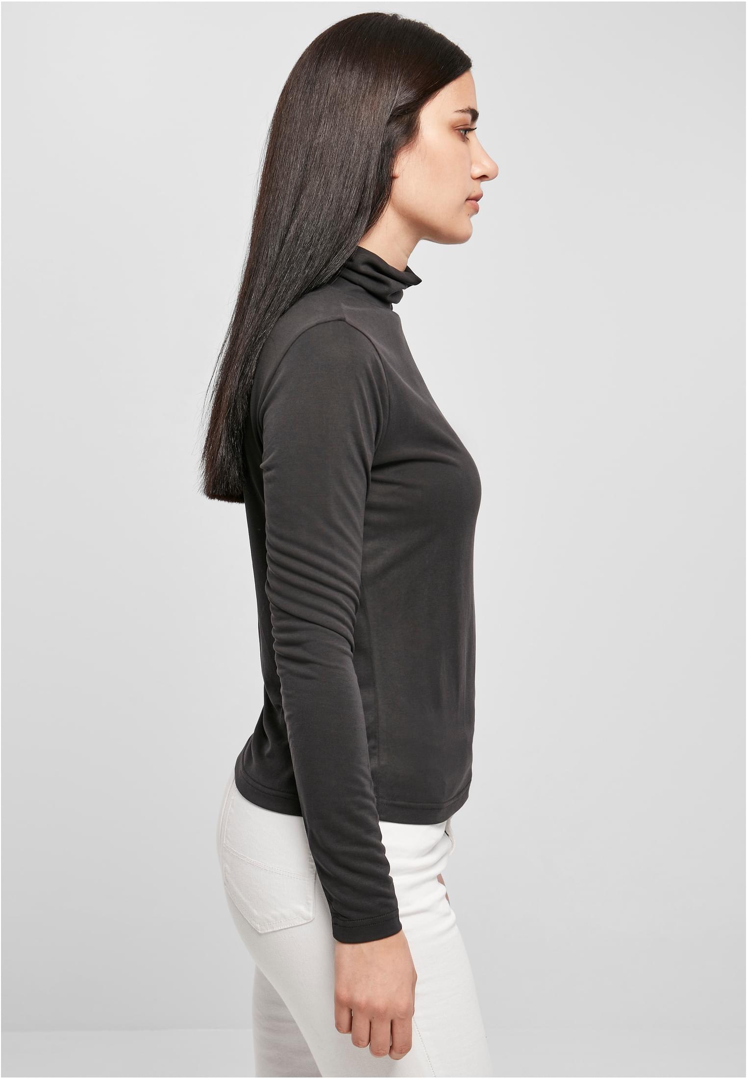 Ladies Modal Turtleneck Longsleeve black 3XL - variant image 3