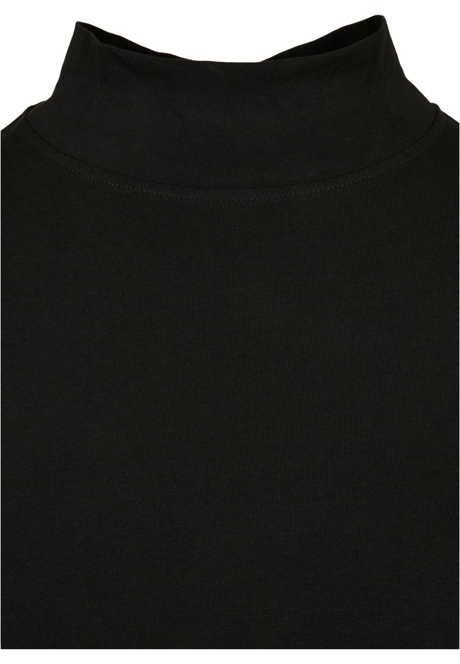 Ladies Organic Cropped Turtelneck Longsleeve black 3XL - variant image 2