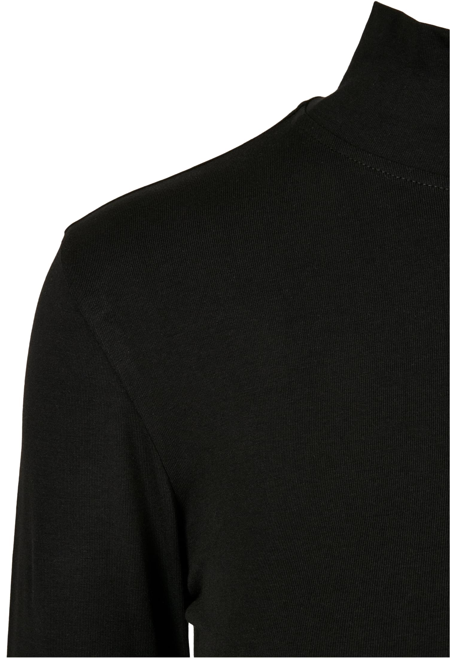 Ladies Organic Cropped Turtelneck Longsleeve black 3XL - variant image 3