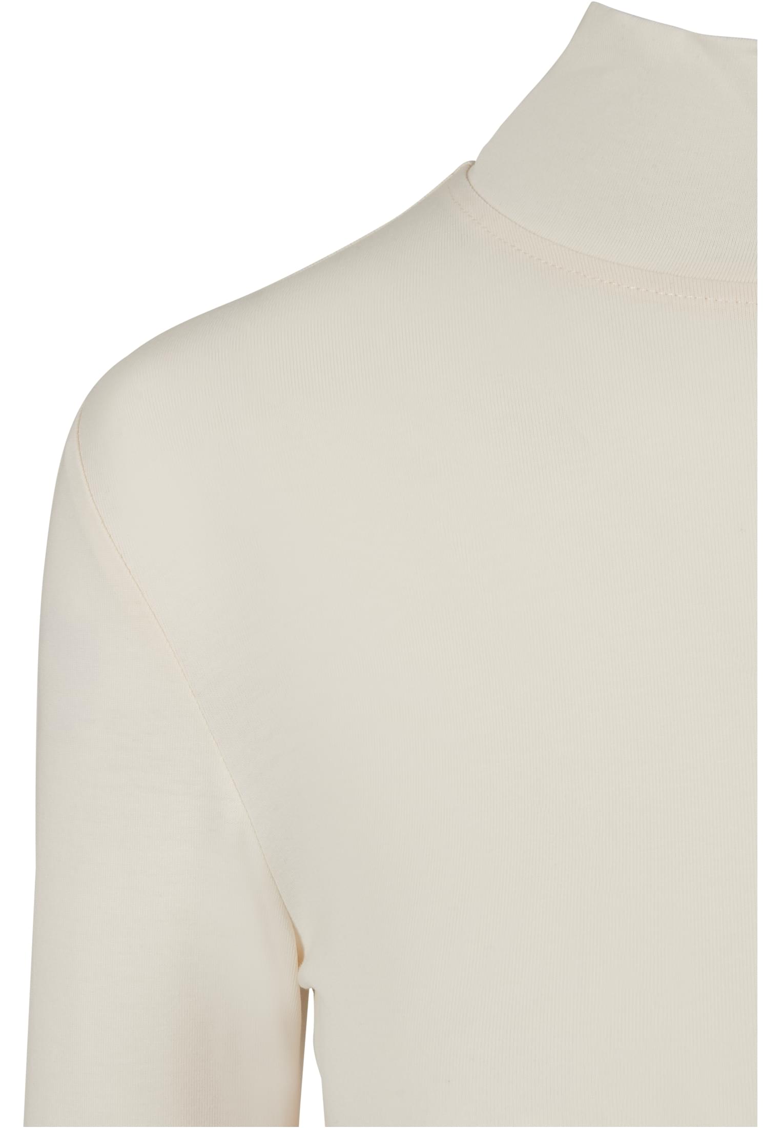 Ladies Organic Cropped Turtelneck Longsleeve whitesand 3XL - variant image 3