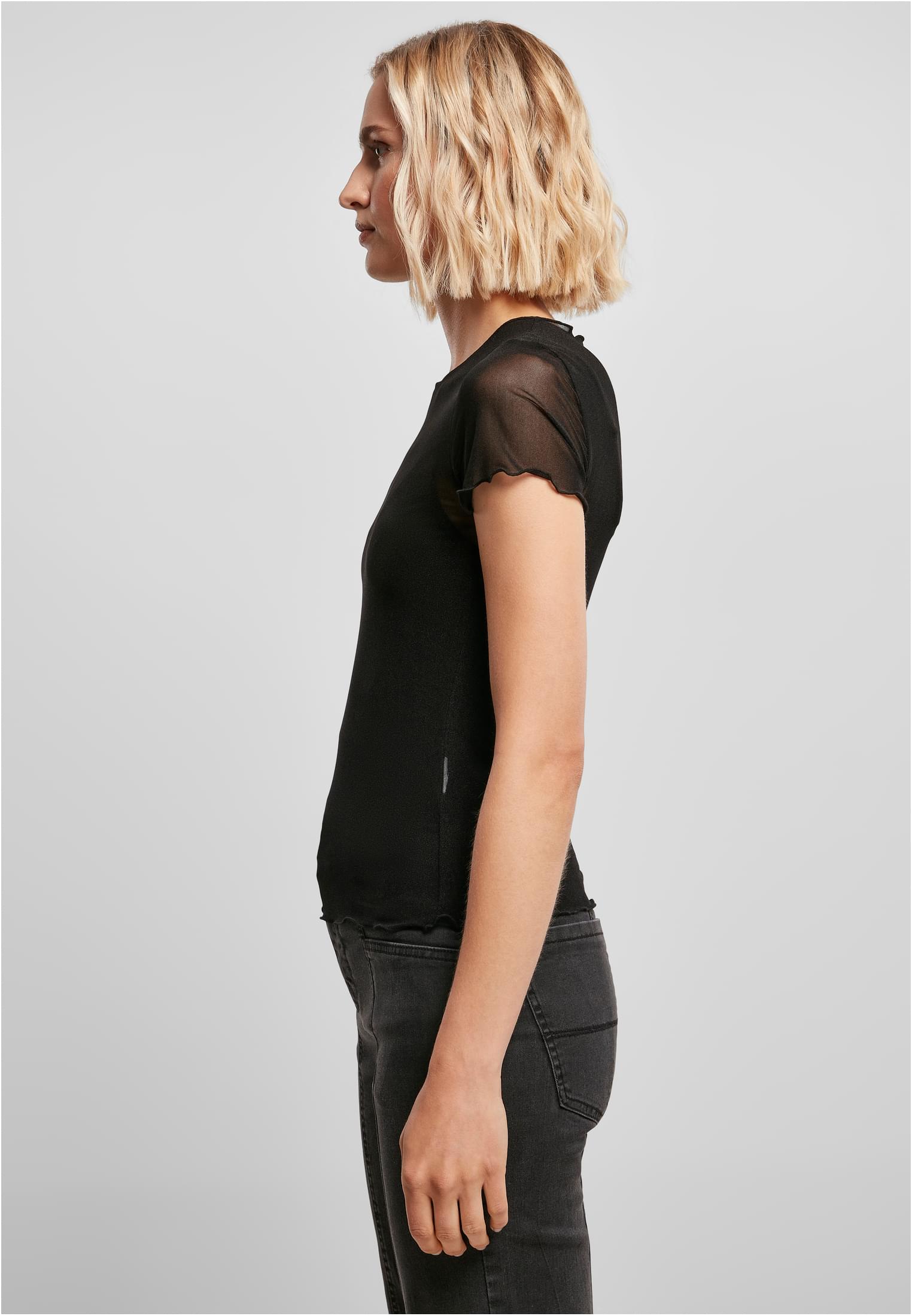Ladies Mesh Tee black 5XL - variant image 1
