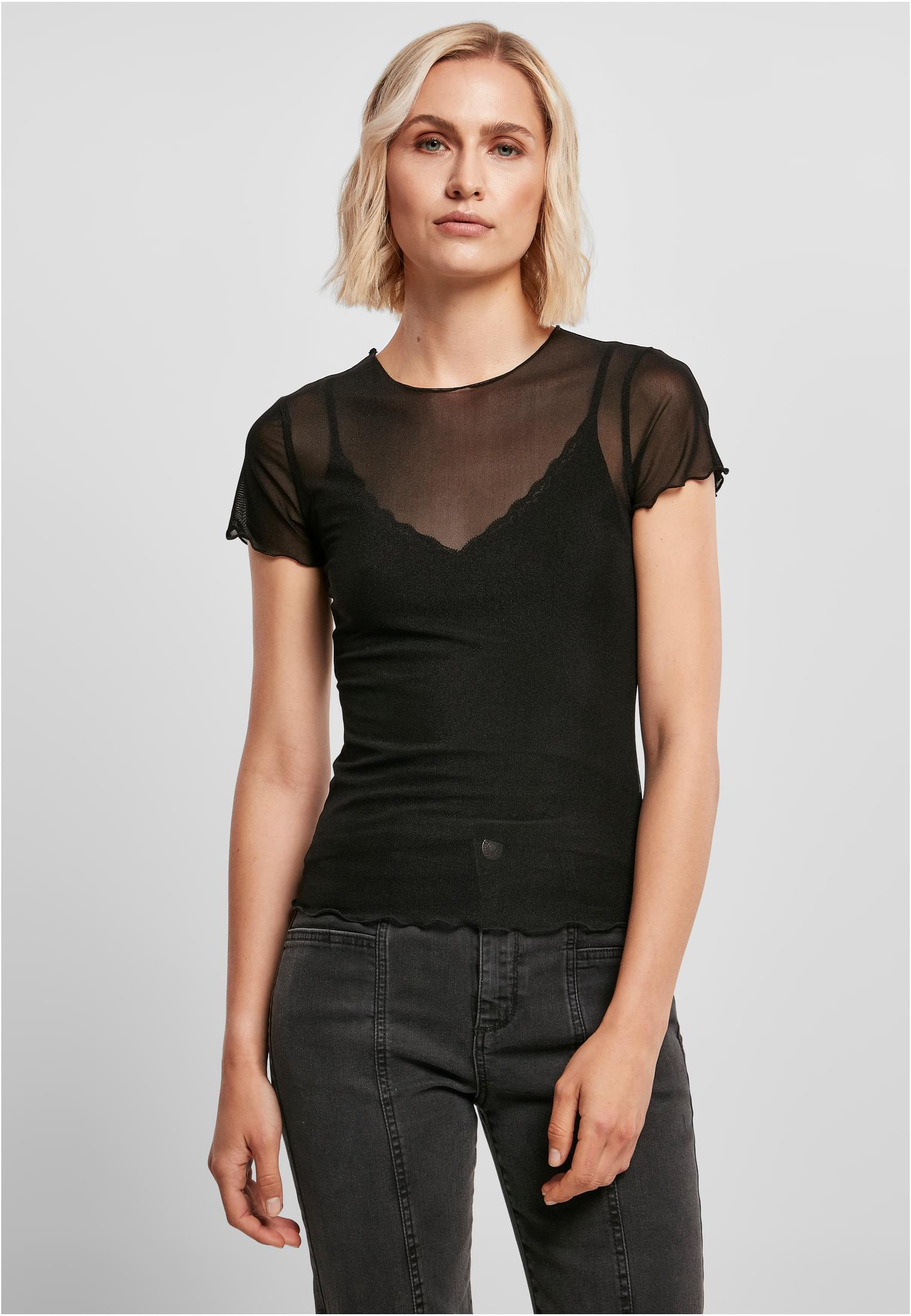 Ladies Mesh Tee black 5XL - alternate variant 1