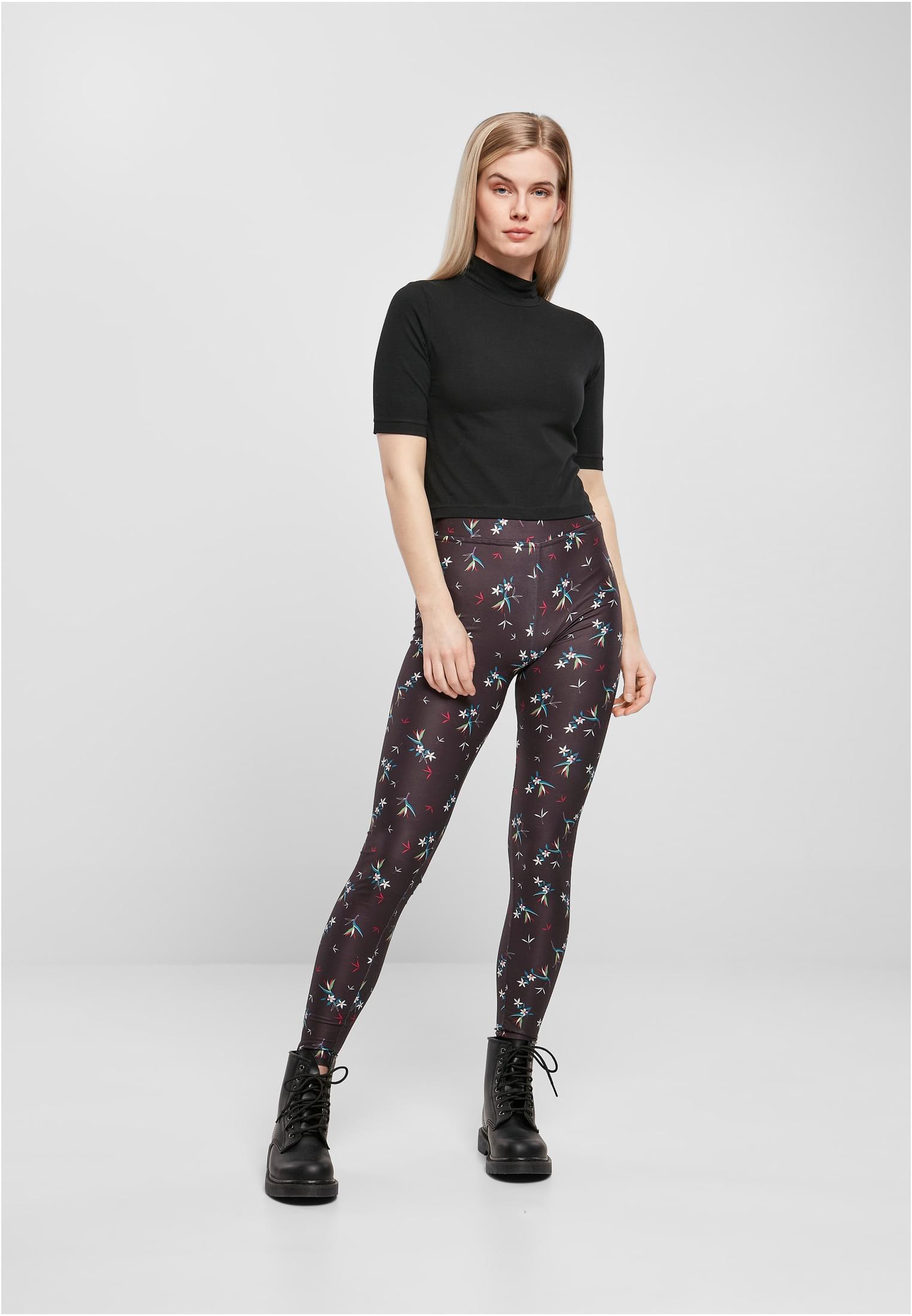 Frauen weiches AOP Leggings blackfloret 3XL
 - variant image 4
