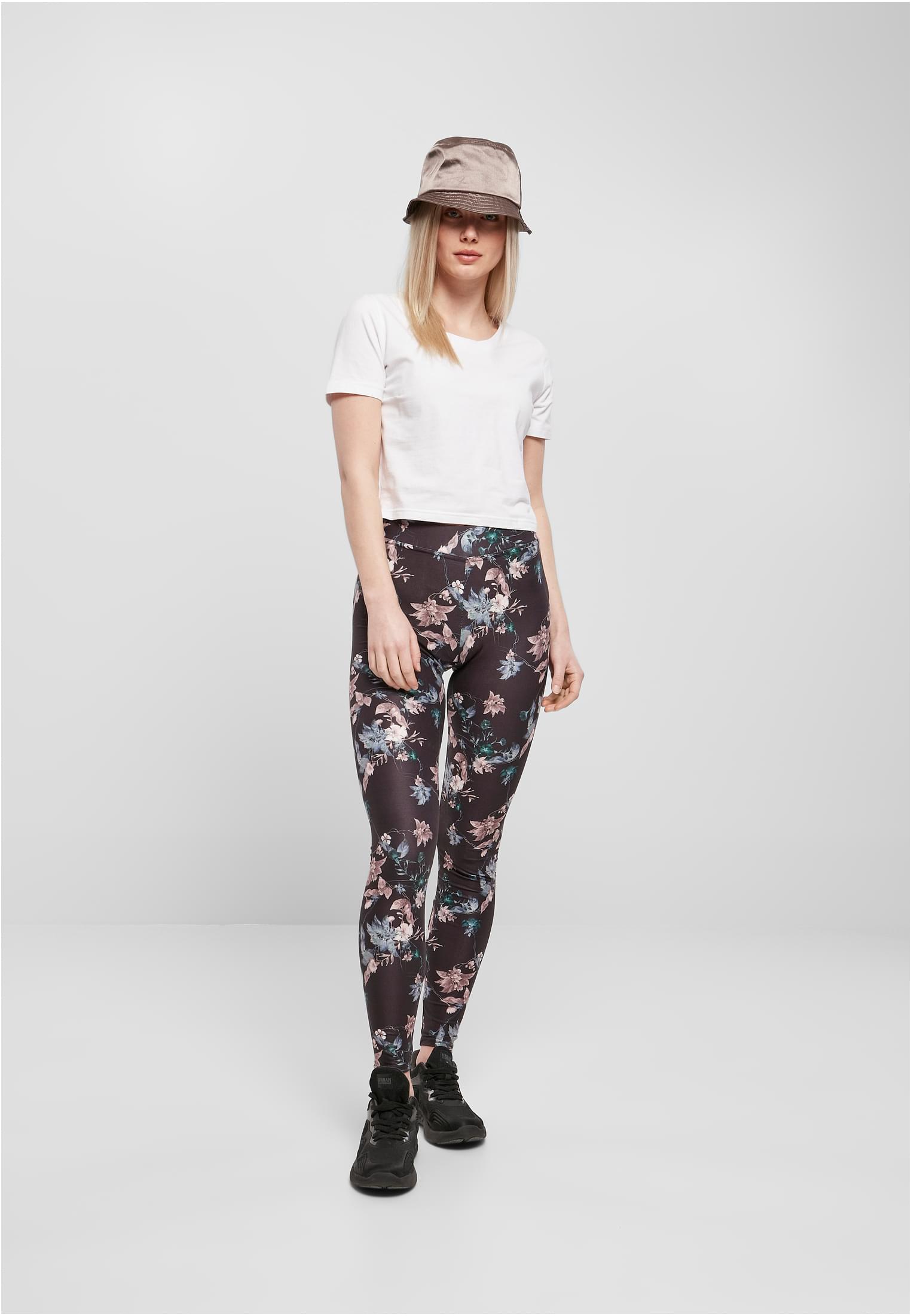 Ladies Soft AOP Leggings blacksoftflower 3XL - variant image 4