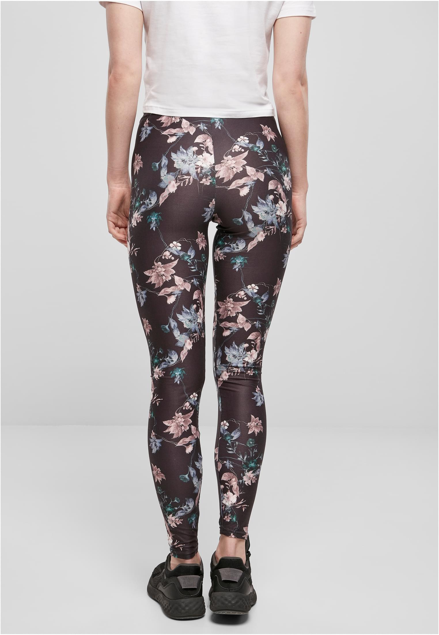 Ladies Soft AOP Leggings blacksoftflower 3XL - variant image 2