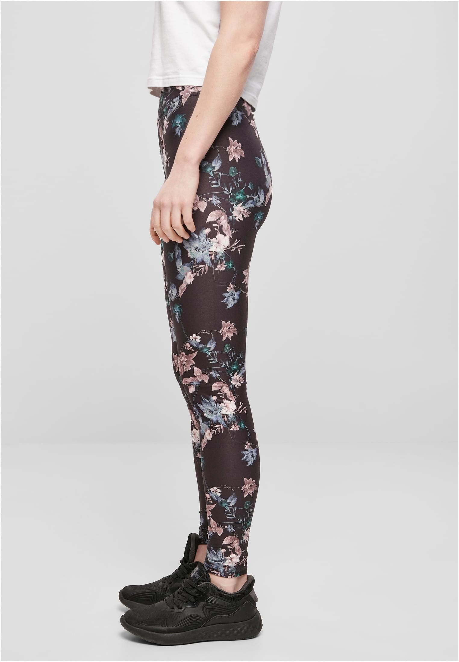 Ladies Soft AOP Leggings blacksoftflower 3XL - variant image 1
