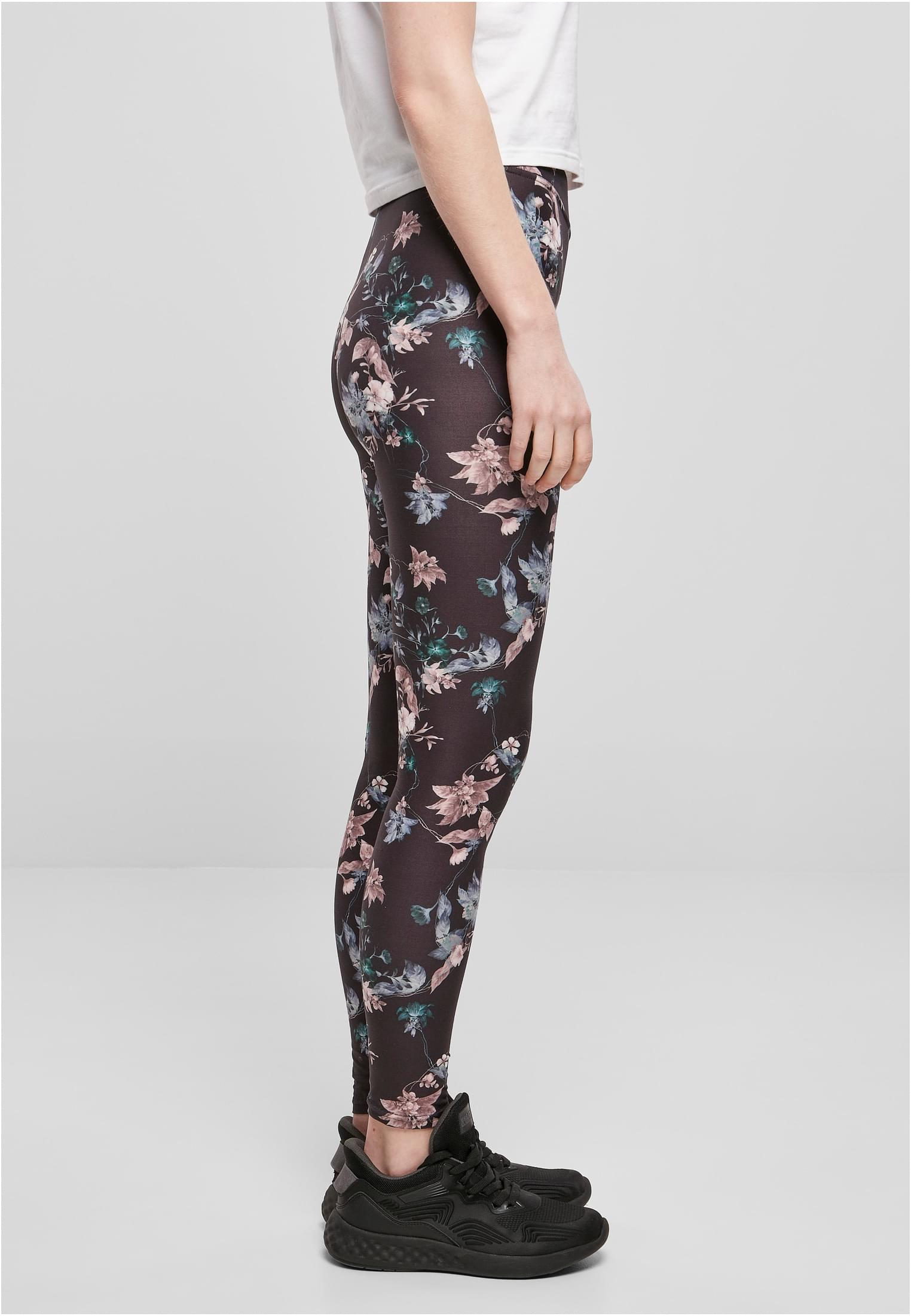 Ladies Soft AOP Leggings blacksoftflower 3XL - variant image 3