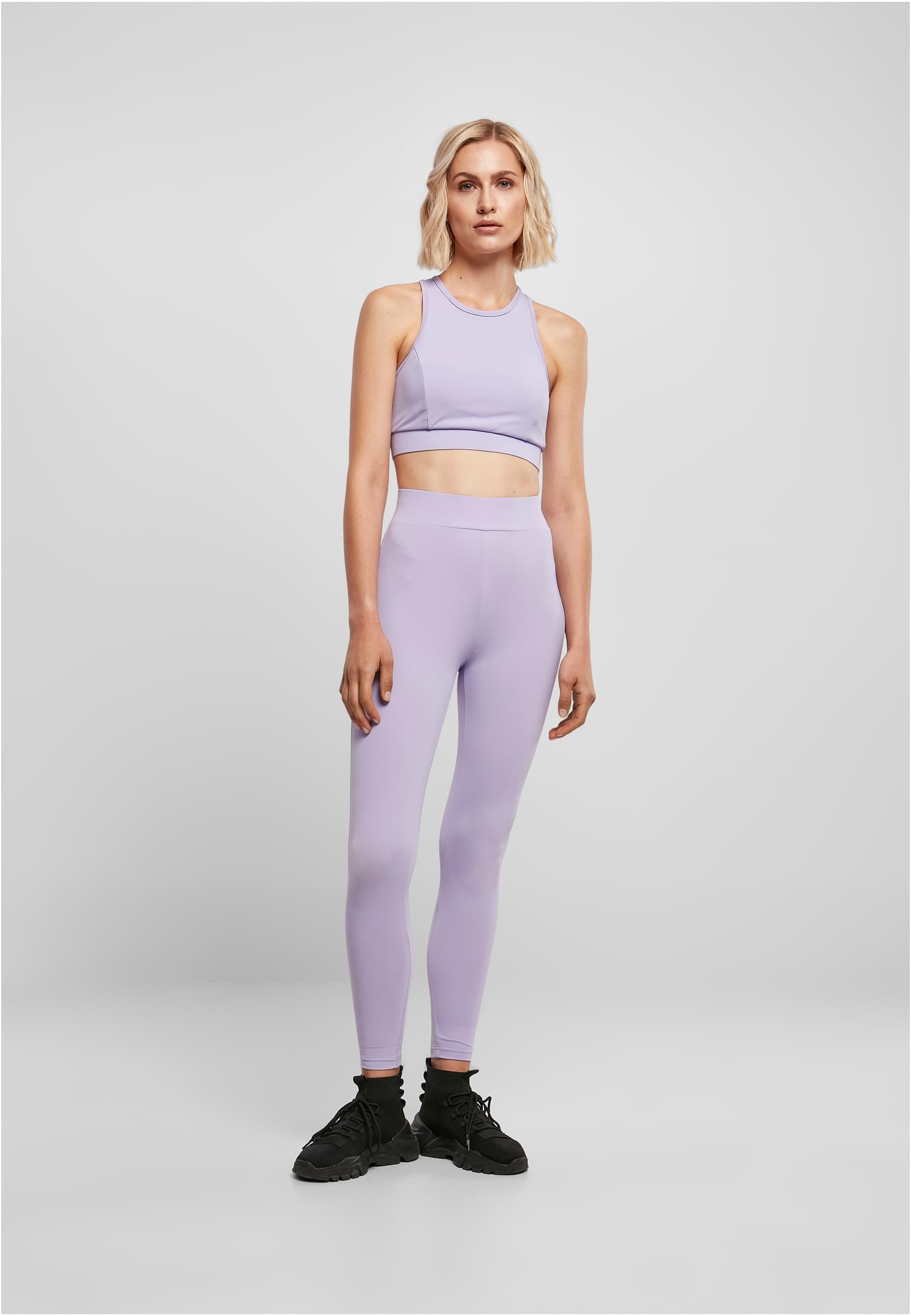 Ladies High Waist Tech Leggings lavender 3XL - variant image 4