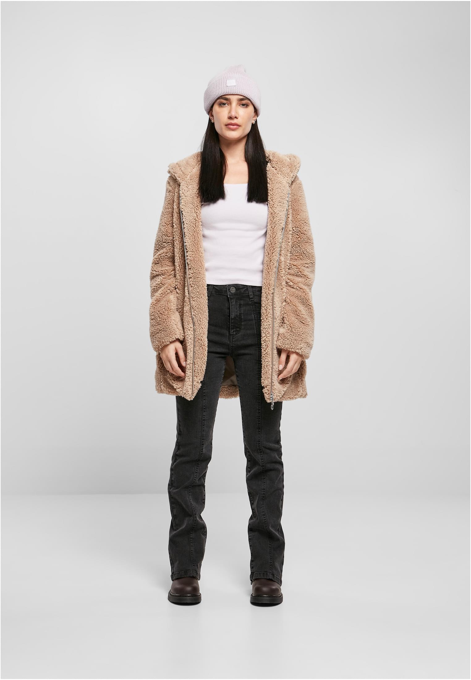 Ladies Sherpa Jacket softtaupe 3XL - variant image 4