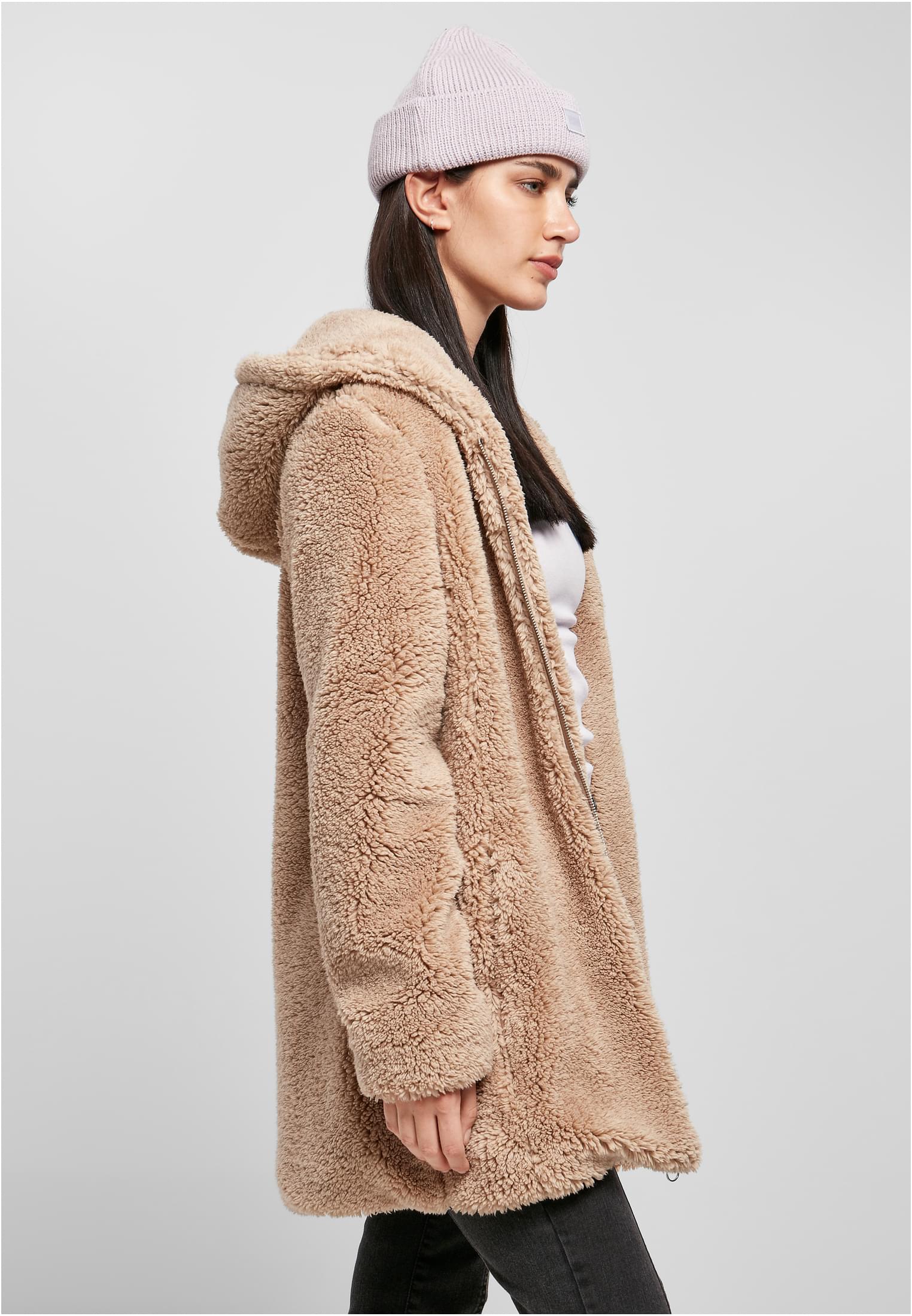Ladies Sherpa Jacket softtaupe 3XL - variant image 3