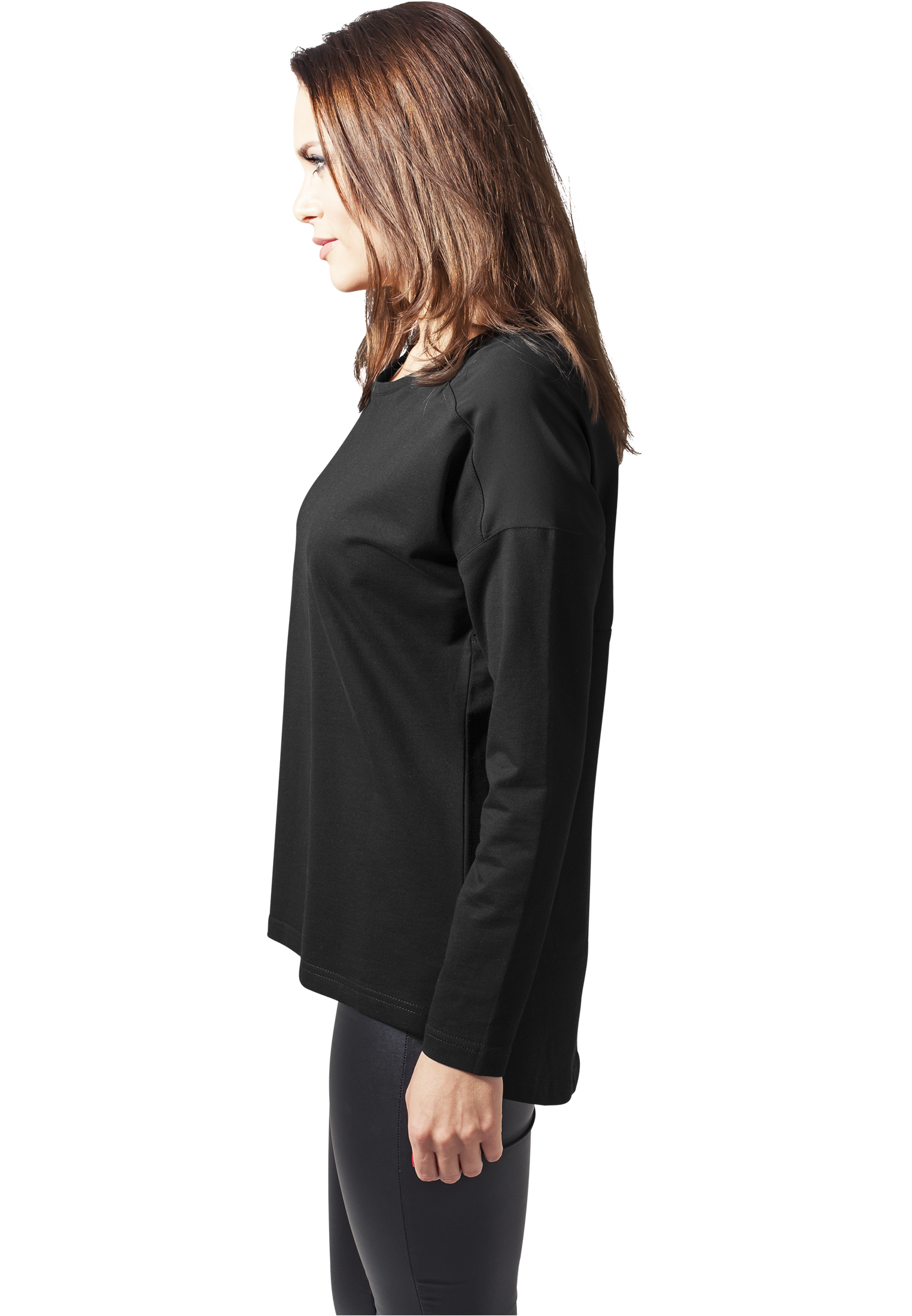 Mujeres Pantalones Palazzo Chiffón Manga Corta Negro/Negro L
 - variant image 1
