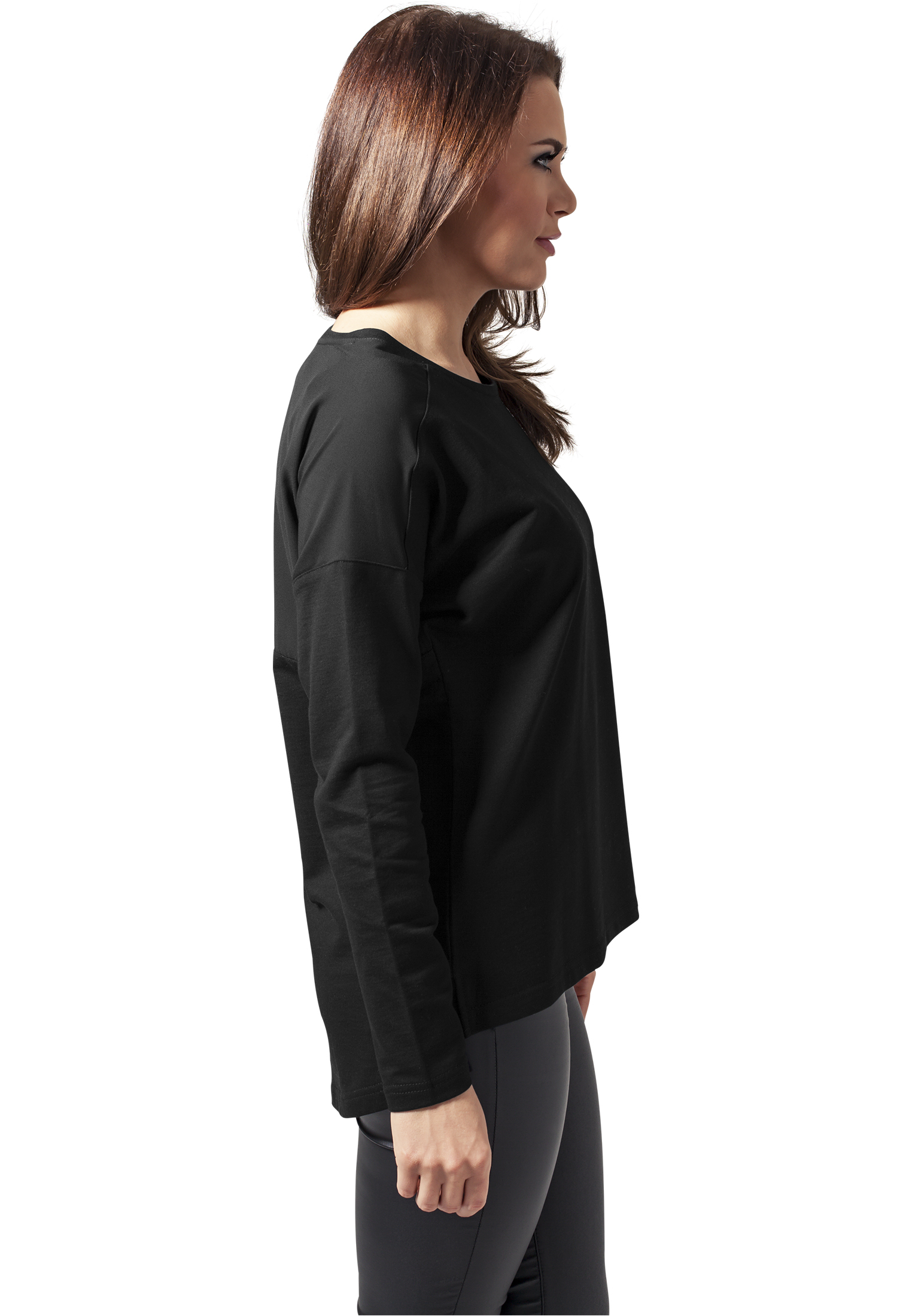 Mujeres Pantalones Palazzo Chiffón Manga Corta Negro/Negro L
 - variant image 3