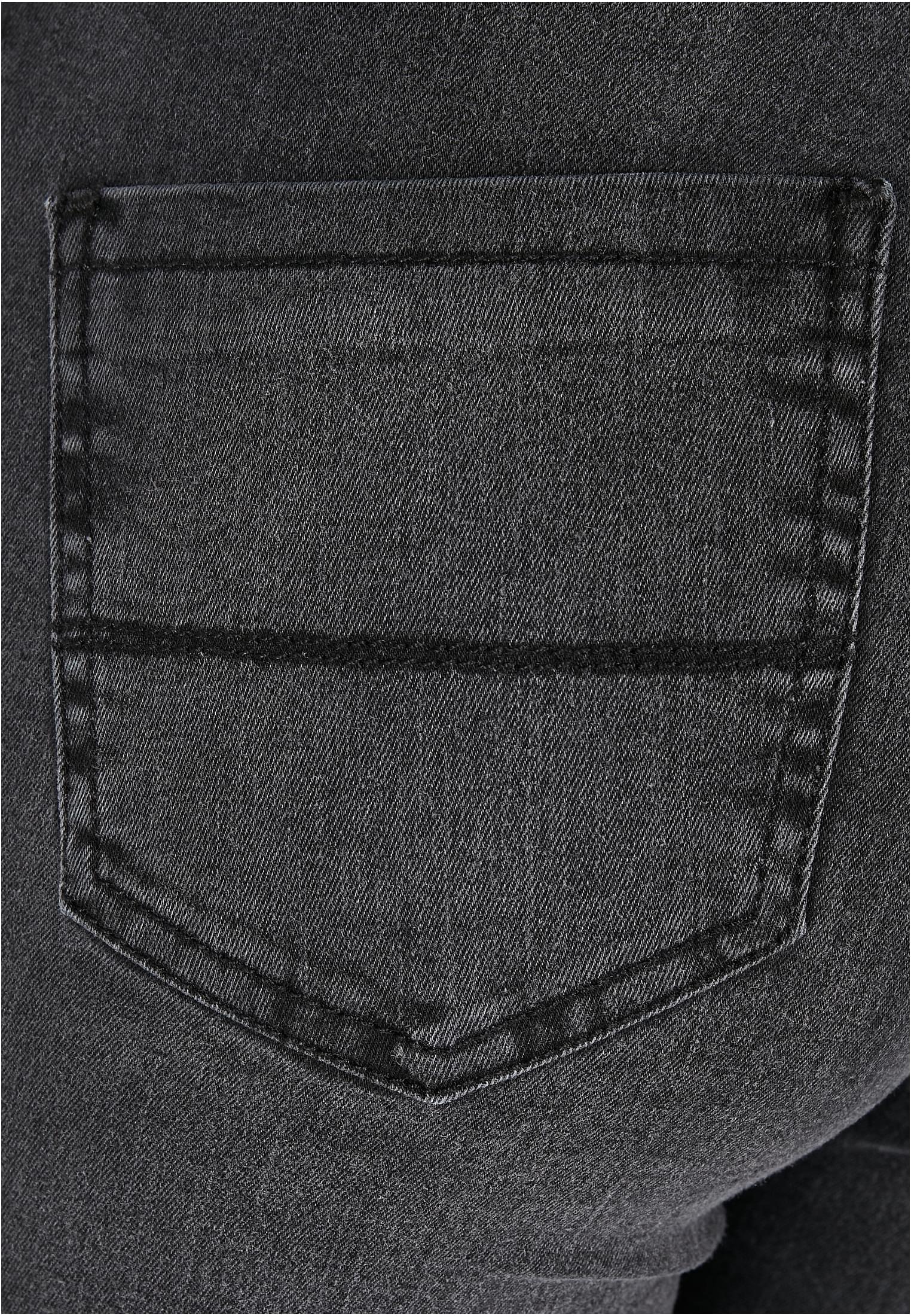 Ladies High Waist Flared Denim Pants black washed 26 - variant image 10