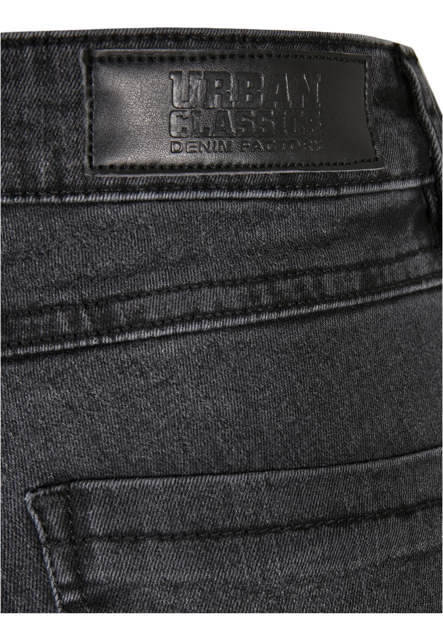 Ladies High Waist Flared Denim Pants black washed 26 - variant image 11