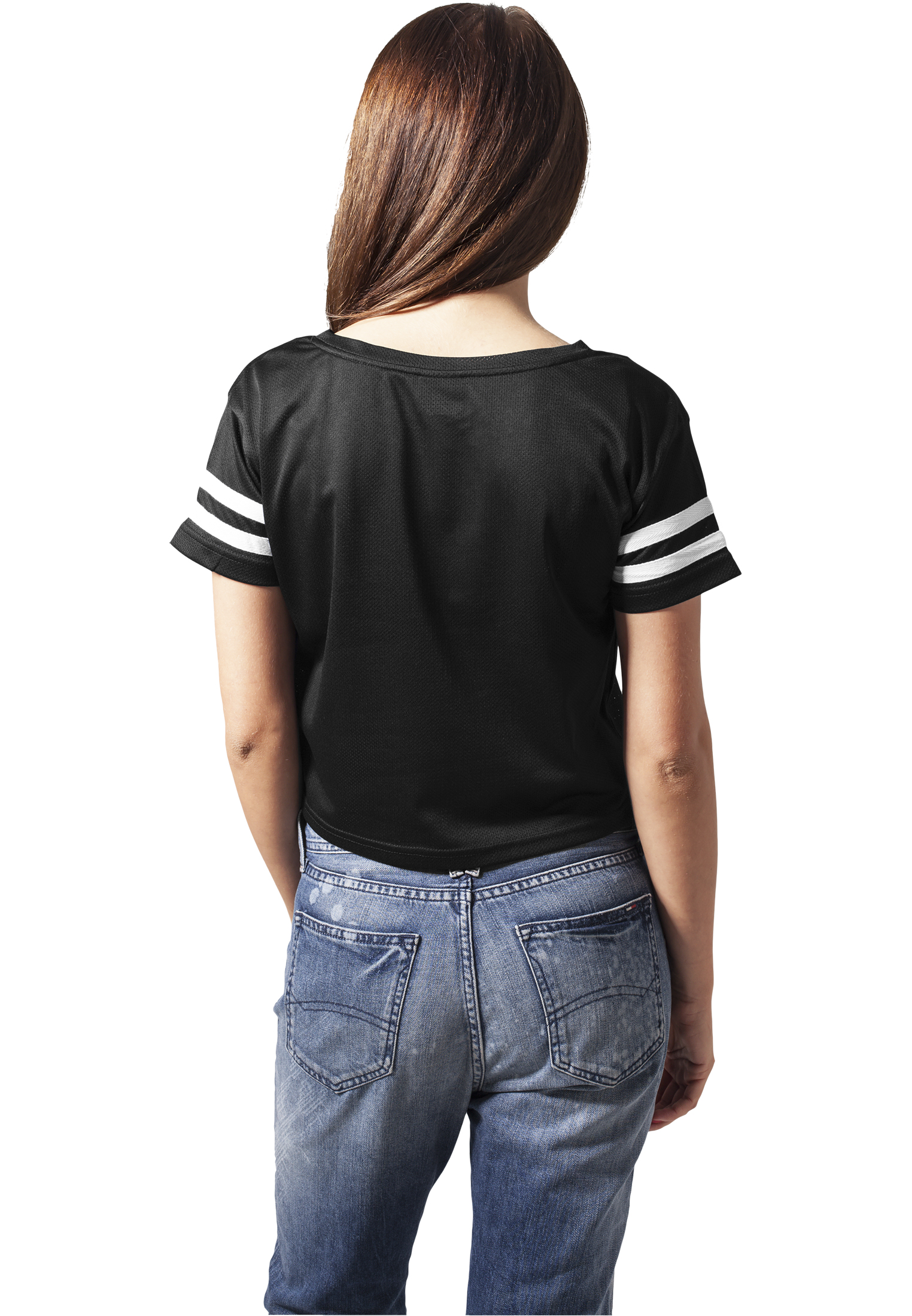 Ladies Mesh Short Tee blk/wht L
 - variant image 2
