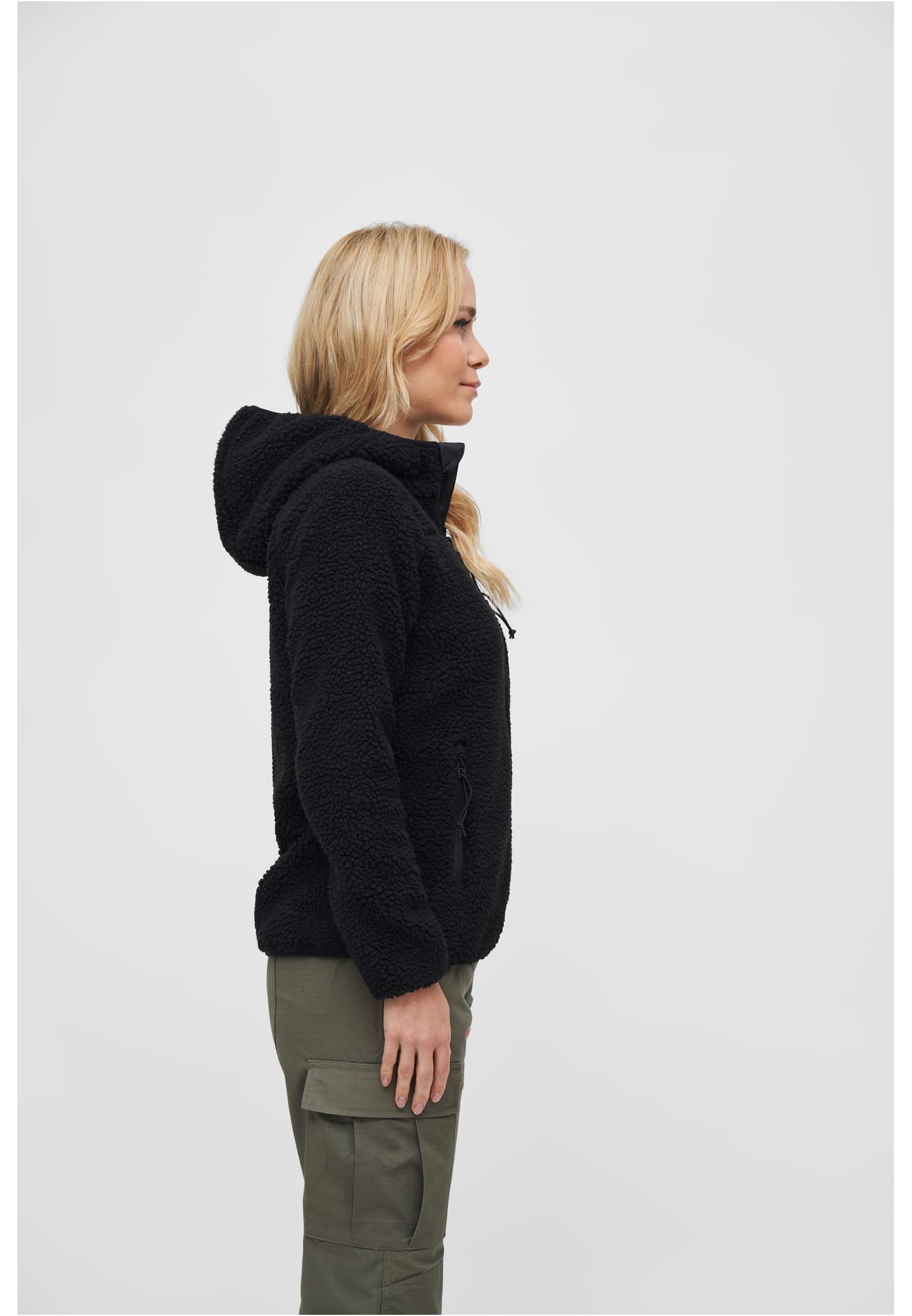 Ladies Teddyfleecejacket black 3XL - variant image 3