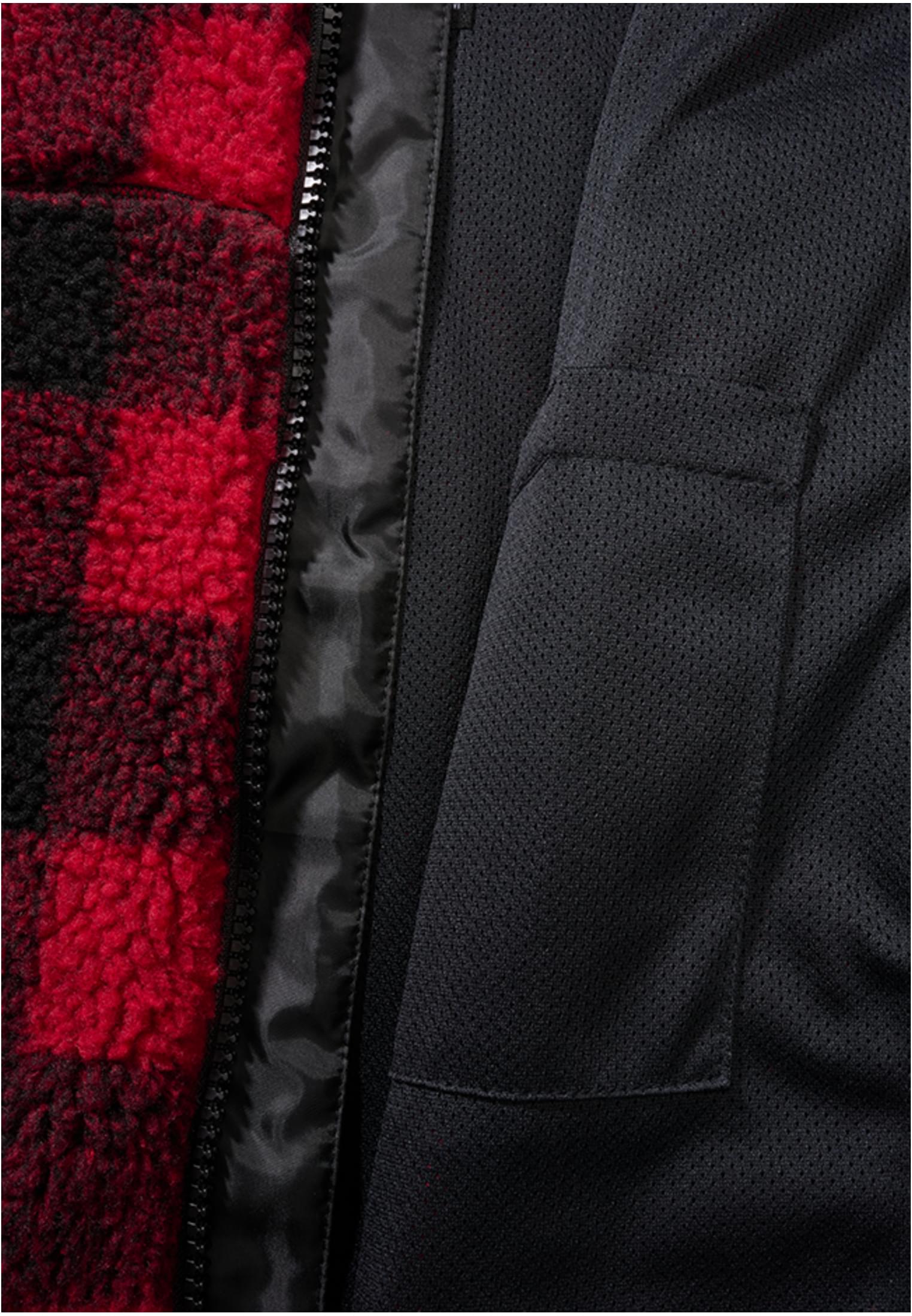 Ladies Teddyfleecejacket red/black 3XL - variant image 7