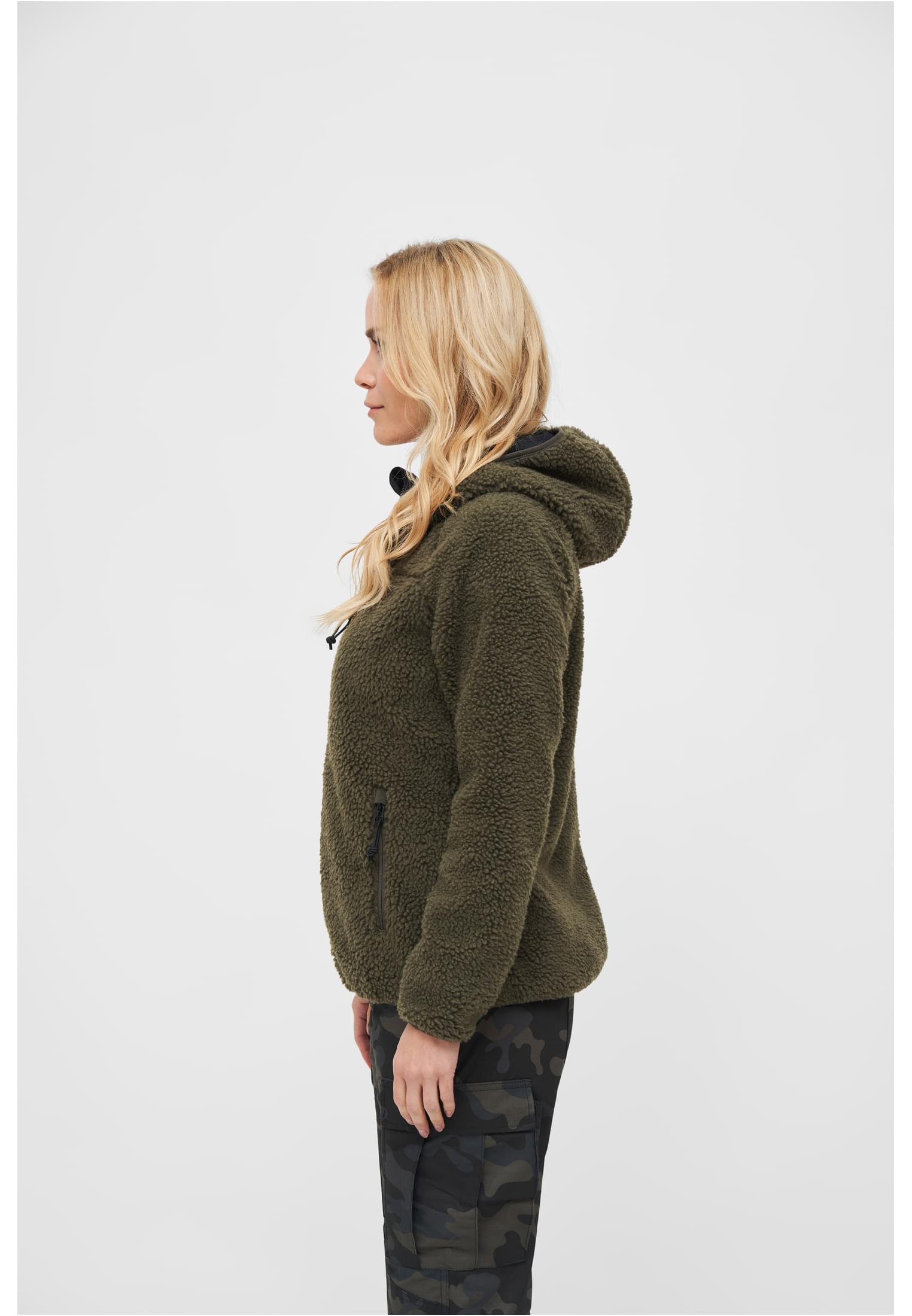 Ladies Teddyfleecejacket olive 3XL - variant image 1