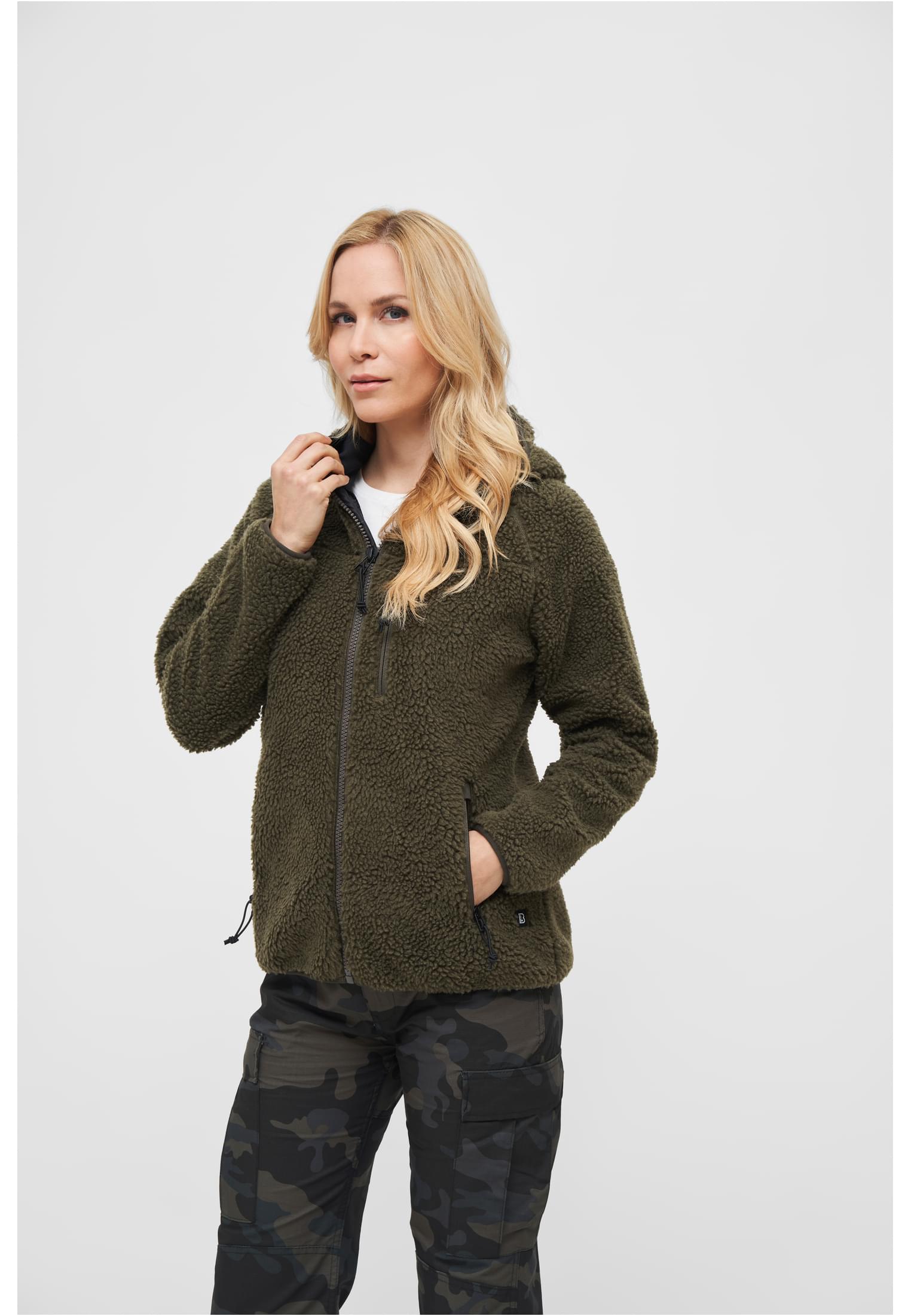 Ladies Teddyfleecejacket olive 3XL - alternate variant 2