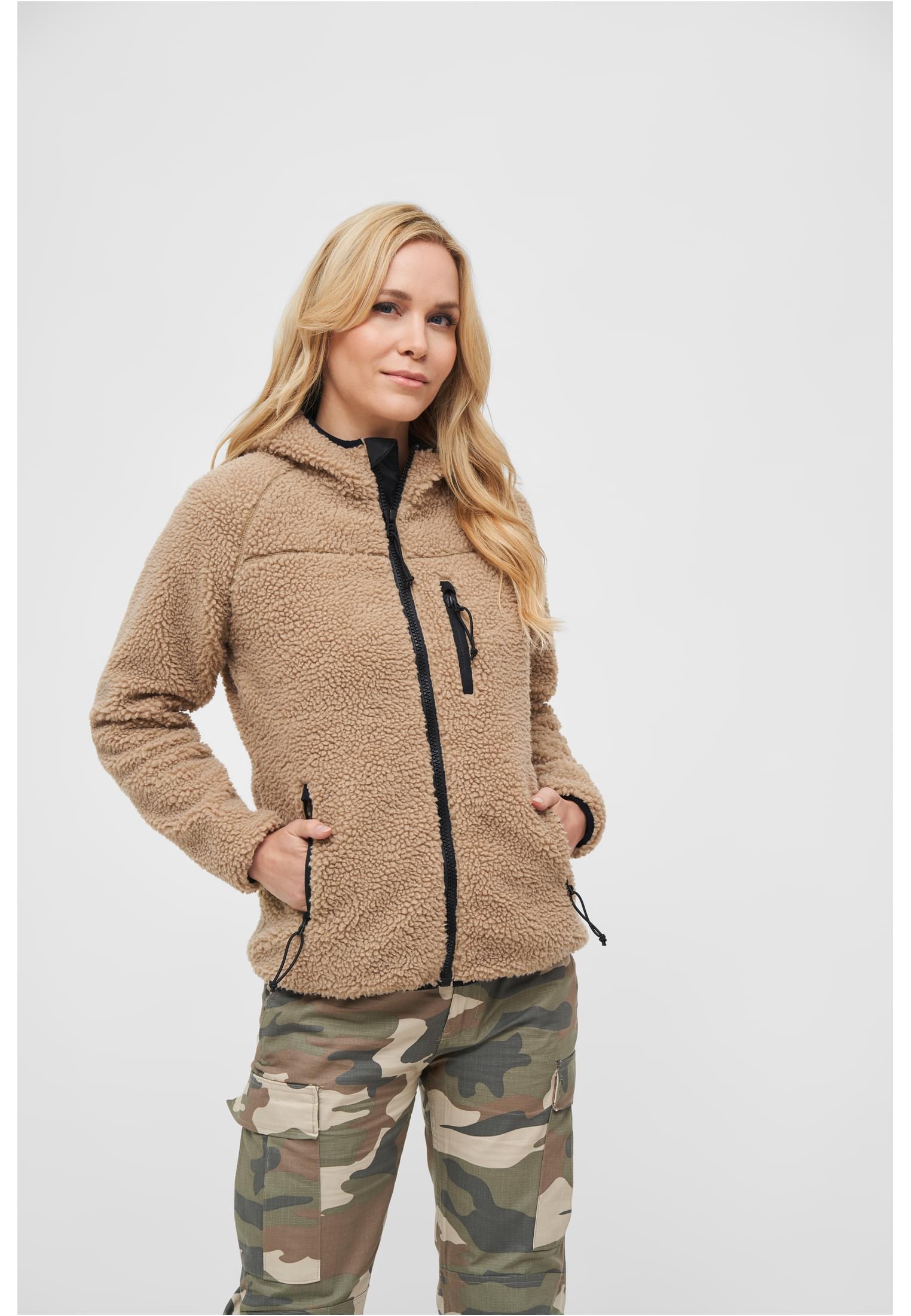 Ladies Teddyfleecejacket camel 3XL - alternate variant 3