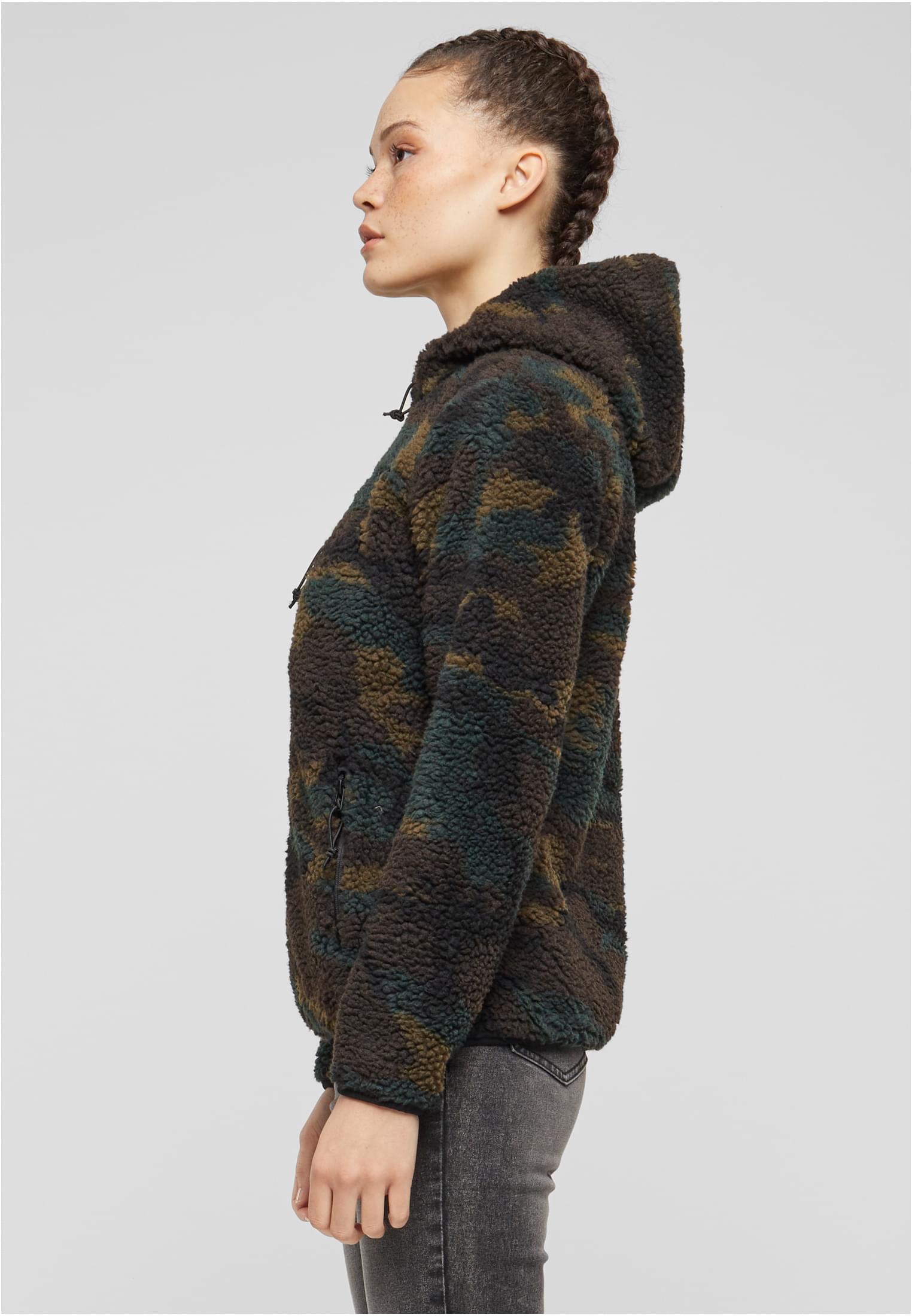 Ladies Teddyfleecejacket woodland 3XL - variant image 1