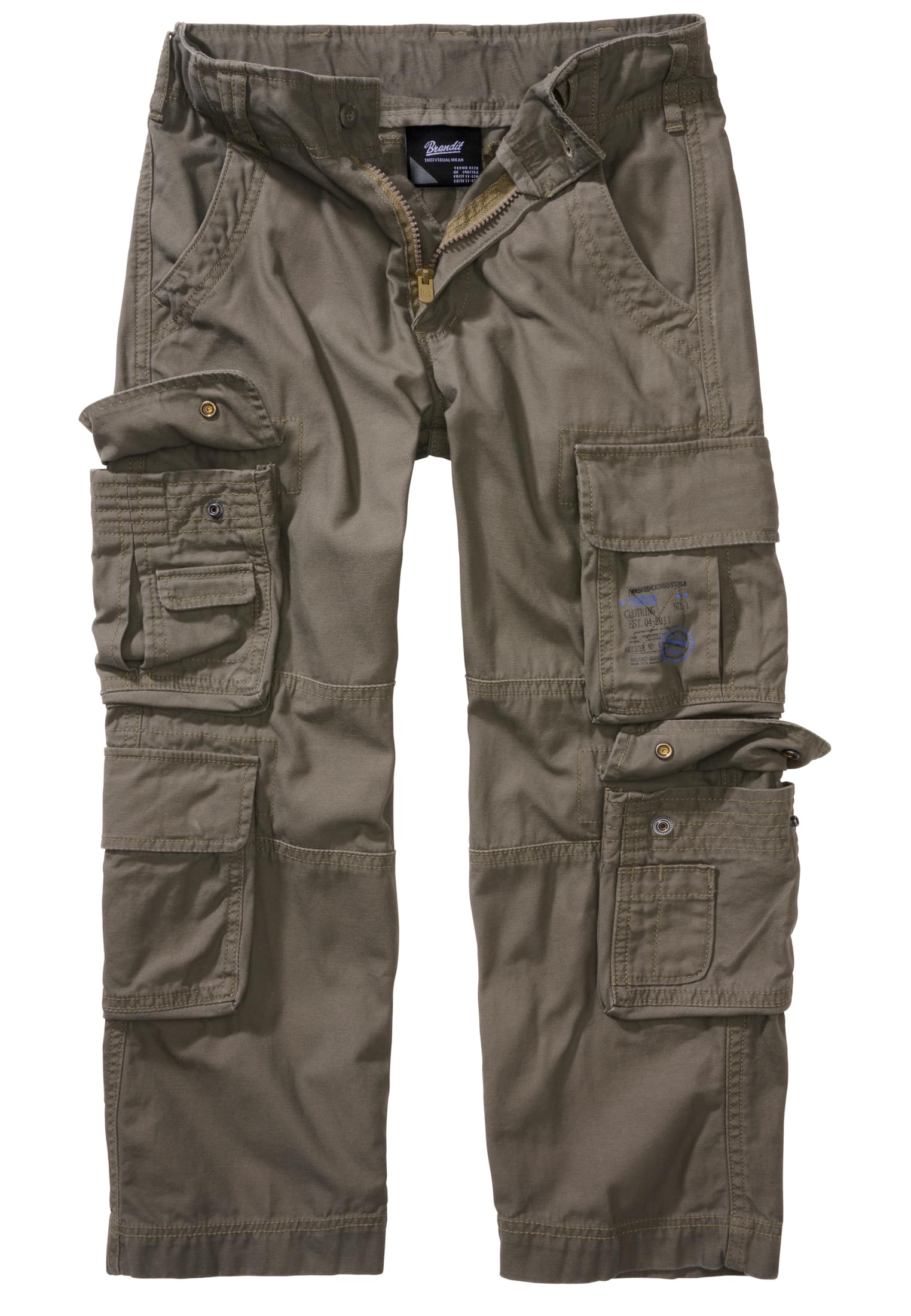 Niños Pantalón Oliva 122/128
 - alternate variant 2