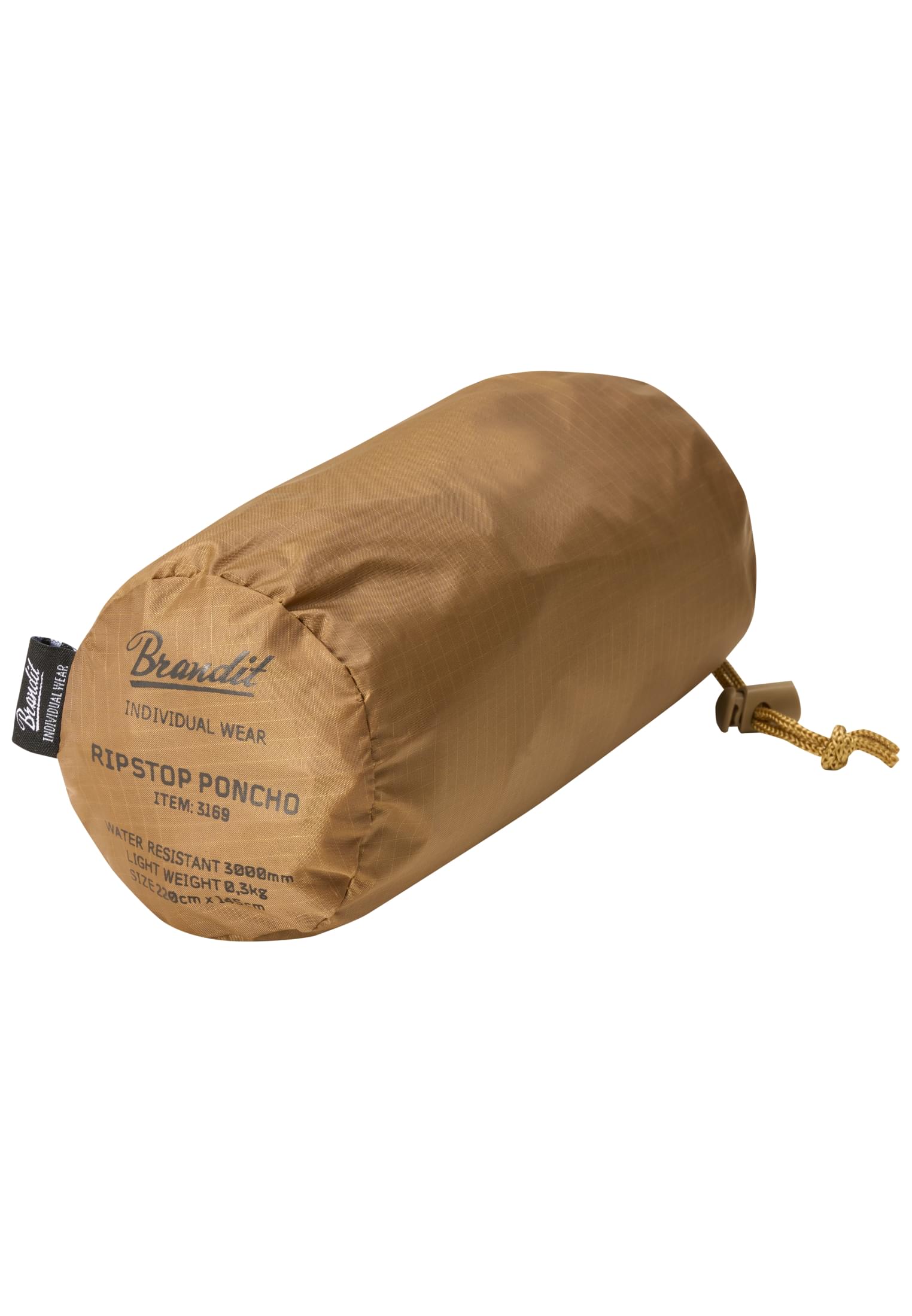 Ripstop Poncho camel one size - variant image 1